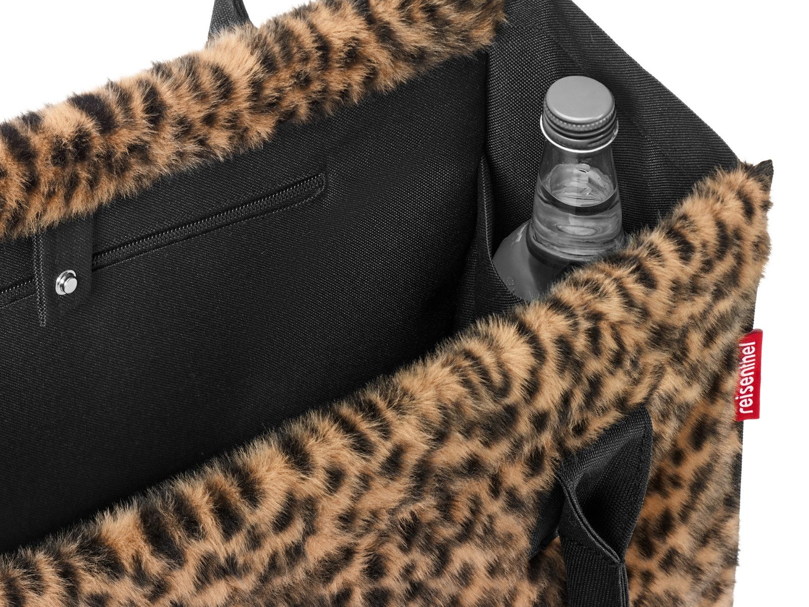 REISENTHEL® Tragetasche daily shopper leo fake fur