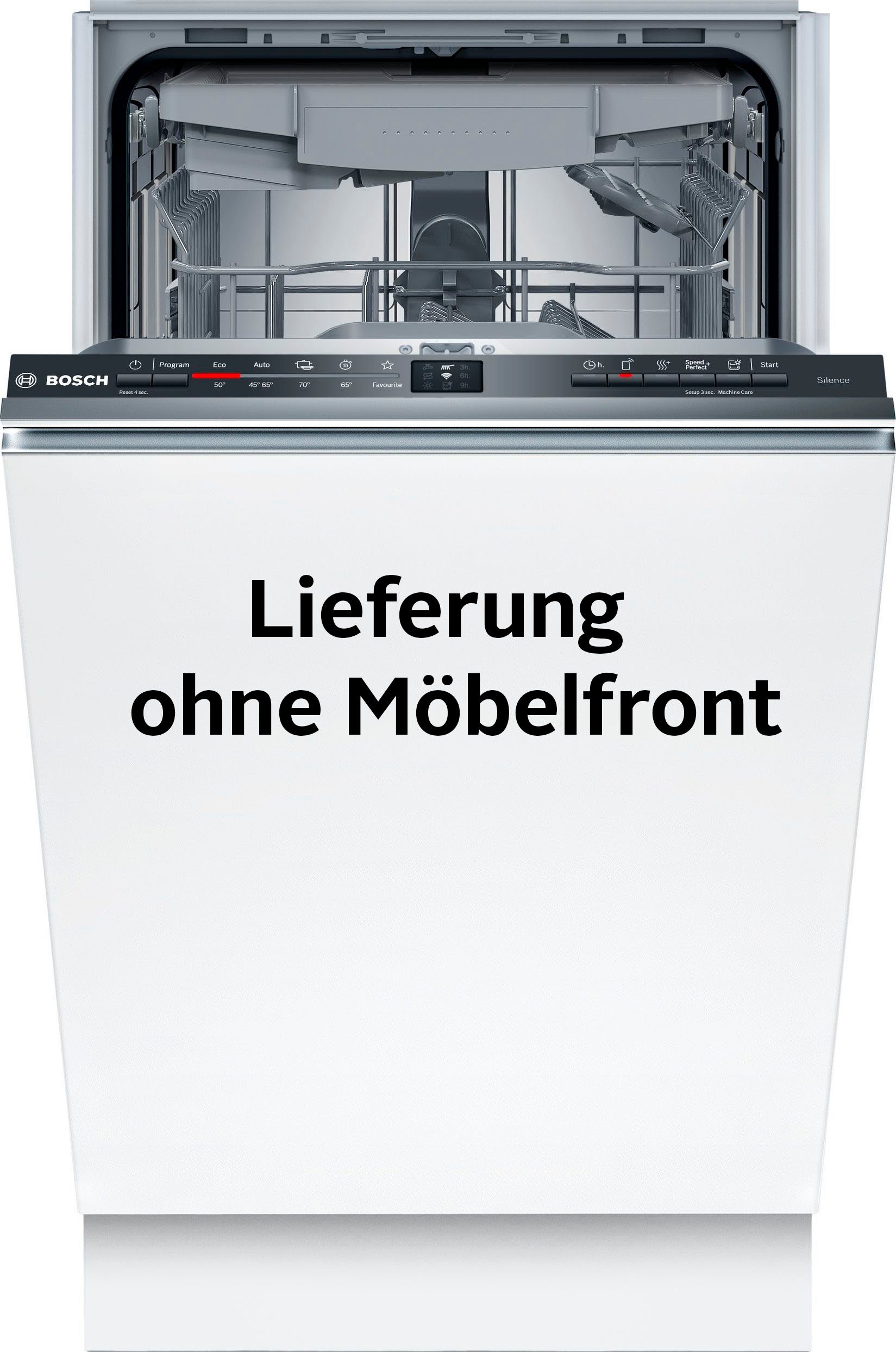 BOSCH vollintegrierbarer Geschirrspüler Serie 2, SPV2HMX42E, 10 Maßgedecke