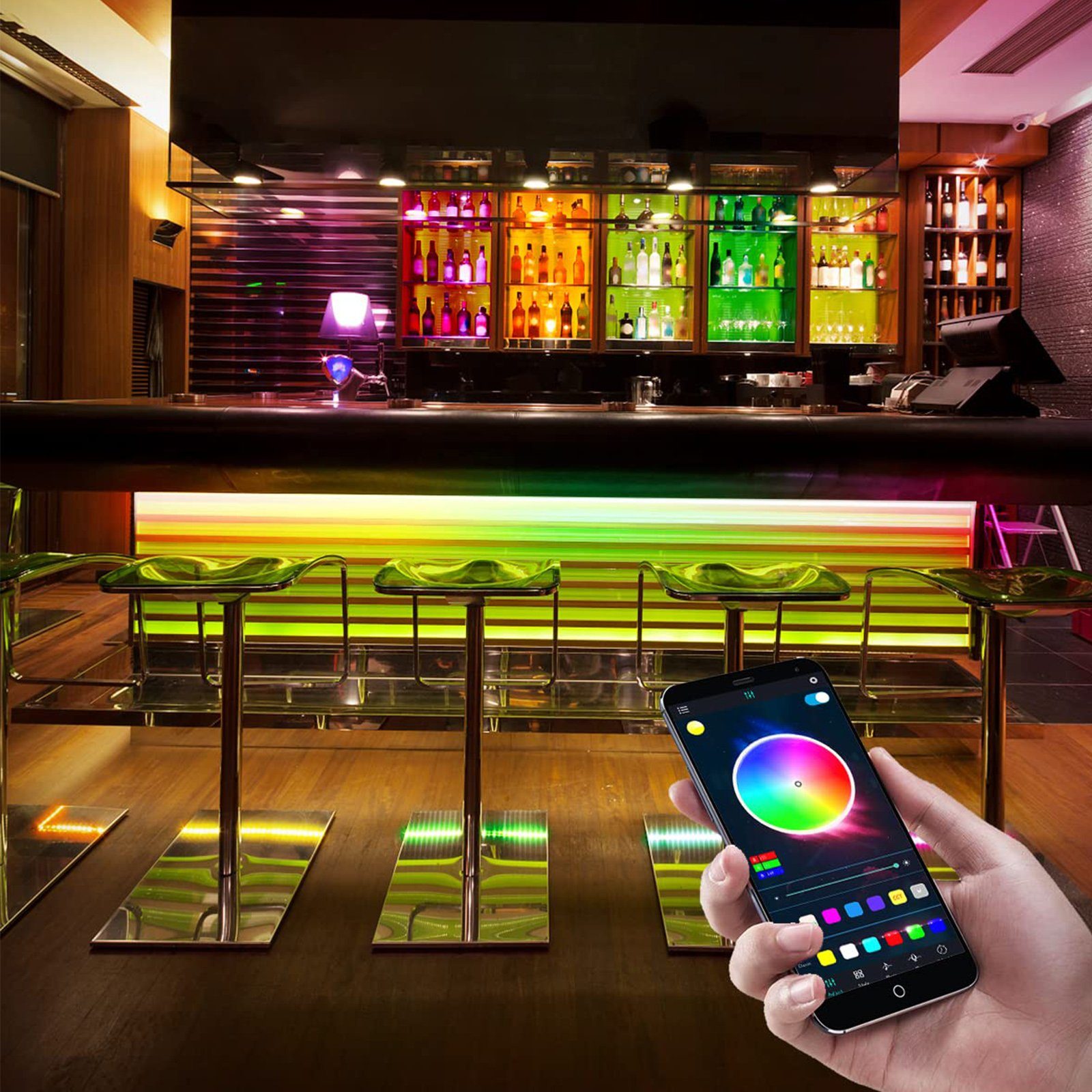 MUPOO LED Lichtleiste RGB LED-Streifen USB günstig online kaufen