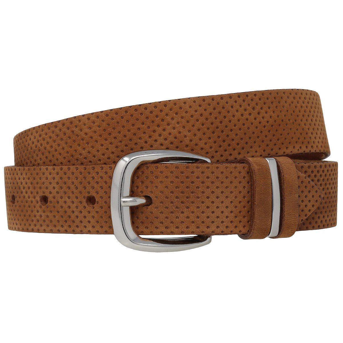 Ledergürtel Denim Damen Leder Gürtel Belt Jeansgürtel TF0067L59-0645