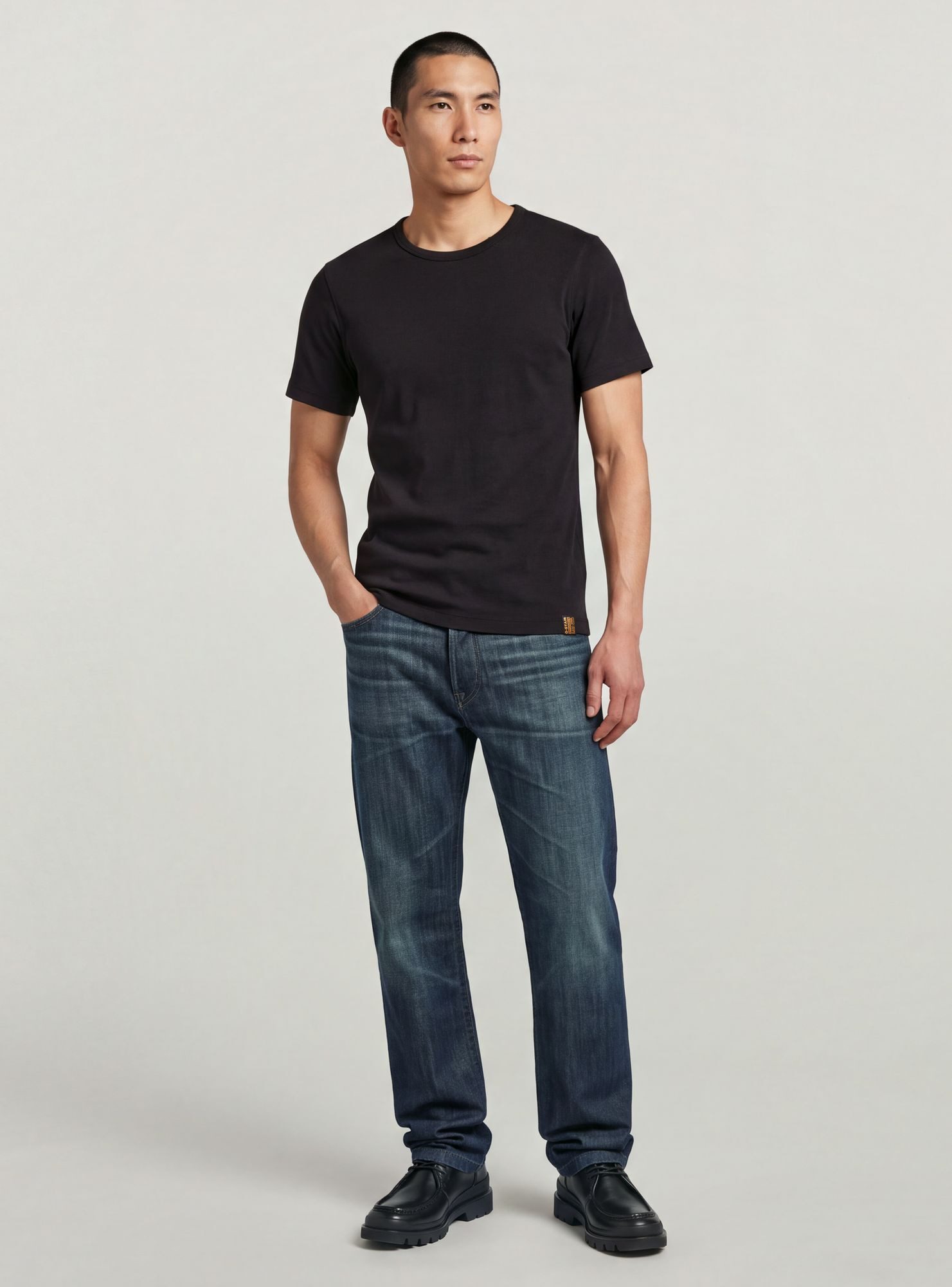 G-STAR T-Shirt Base Shrunken Slim T-Shirt