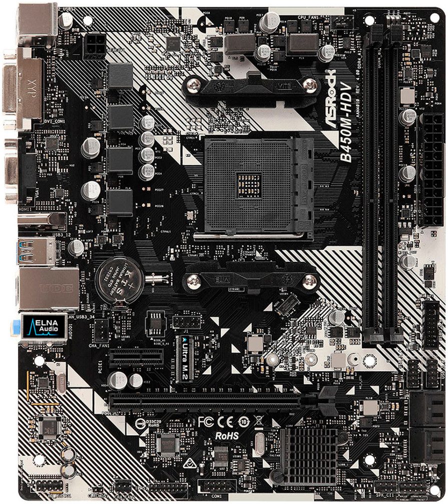 Asrock B450M-HDV R4.0 Mainboard