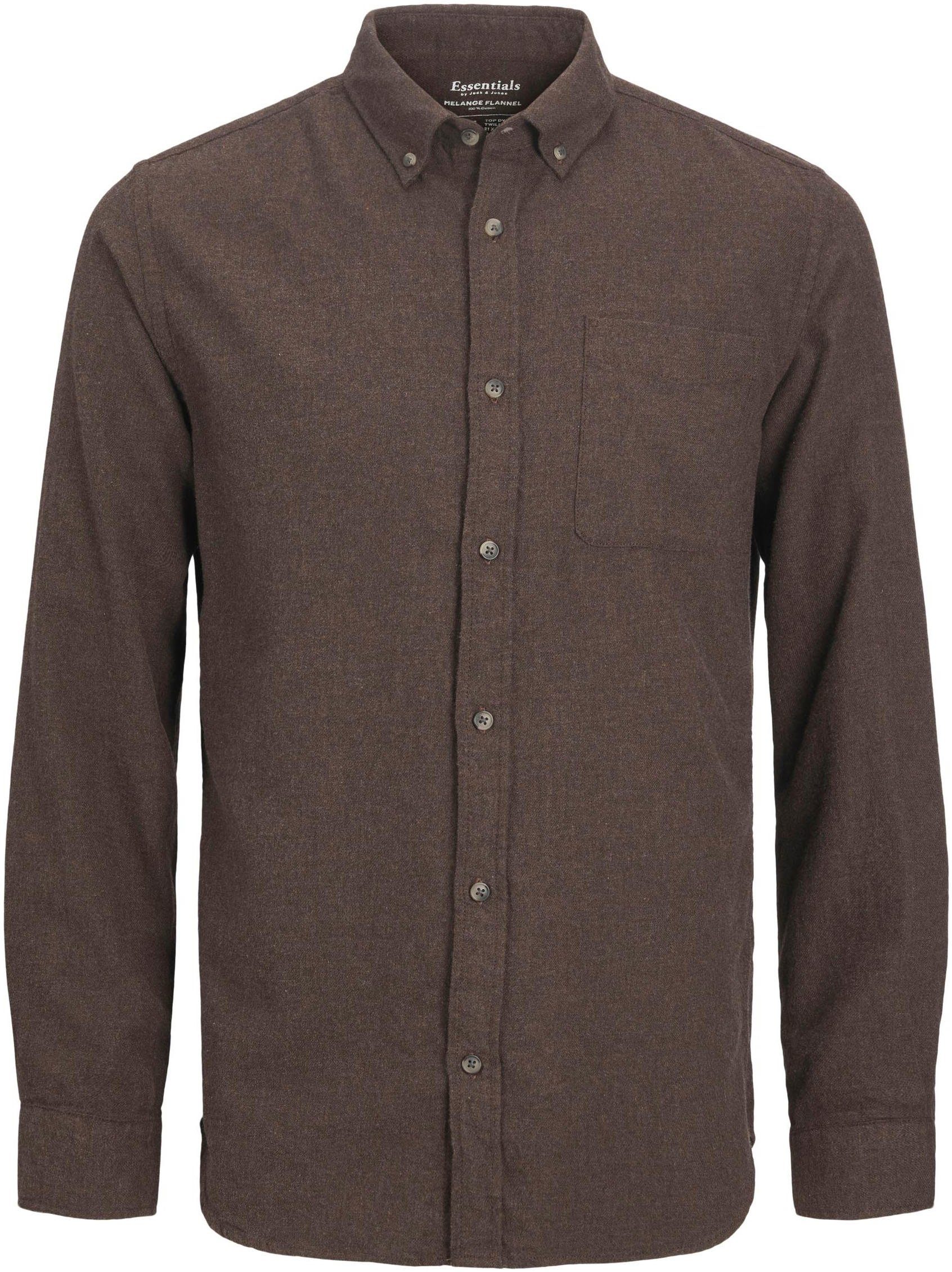 Jack & Jones Langarmhemd JJECLASSIC MELANGE SHIRT LS SN