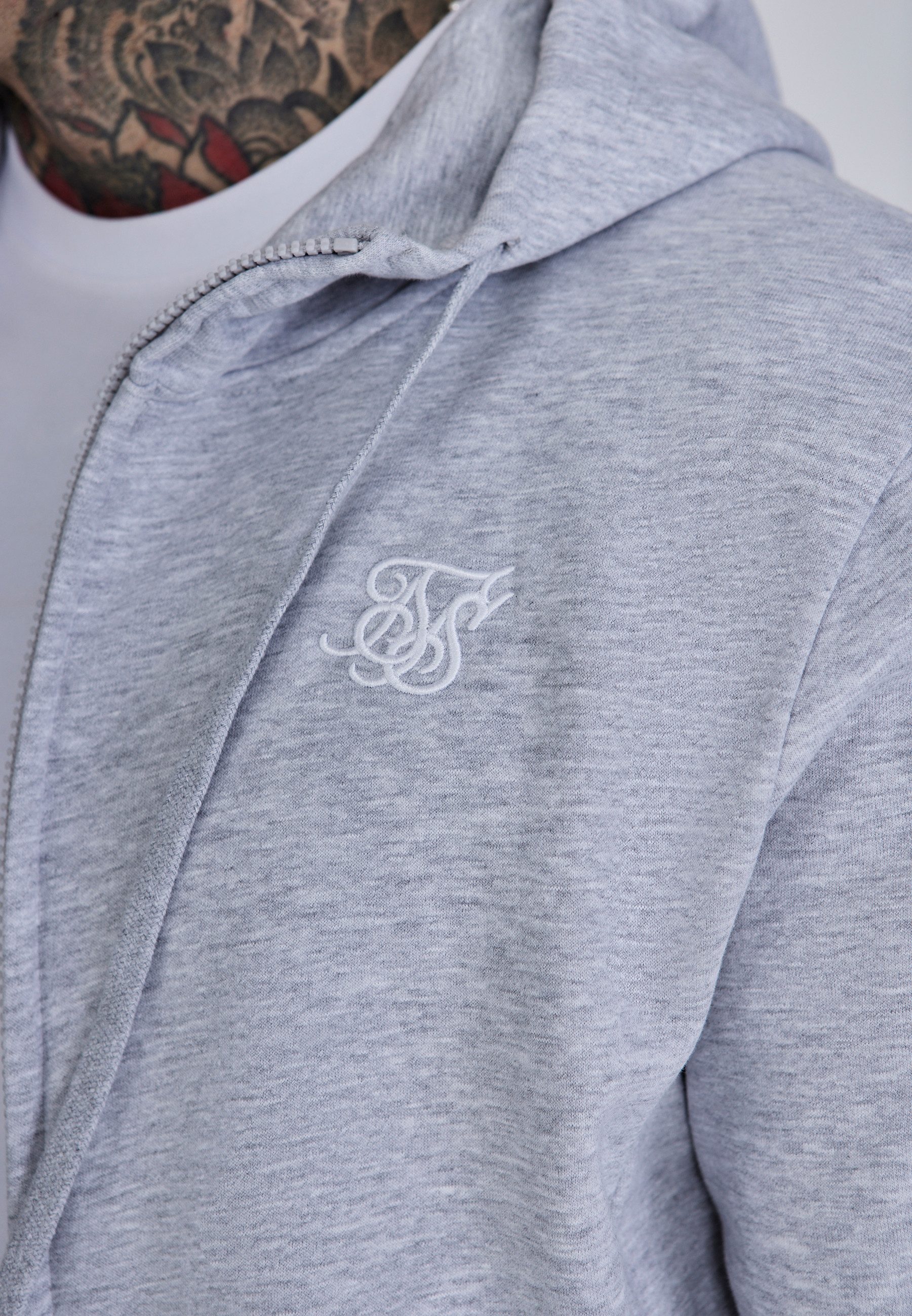 Siksilk Hoodie SikSilk Herren Essentials Full Zip Hoodie günstig online kaufen