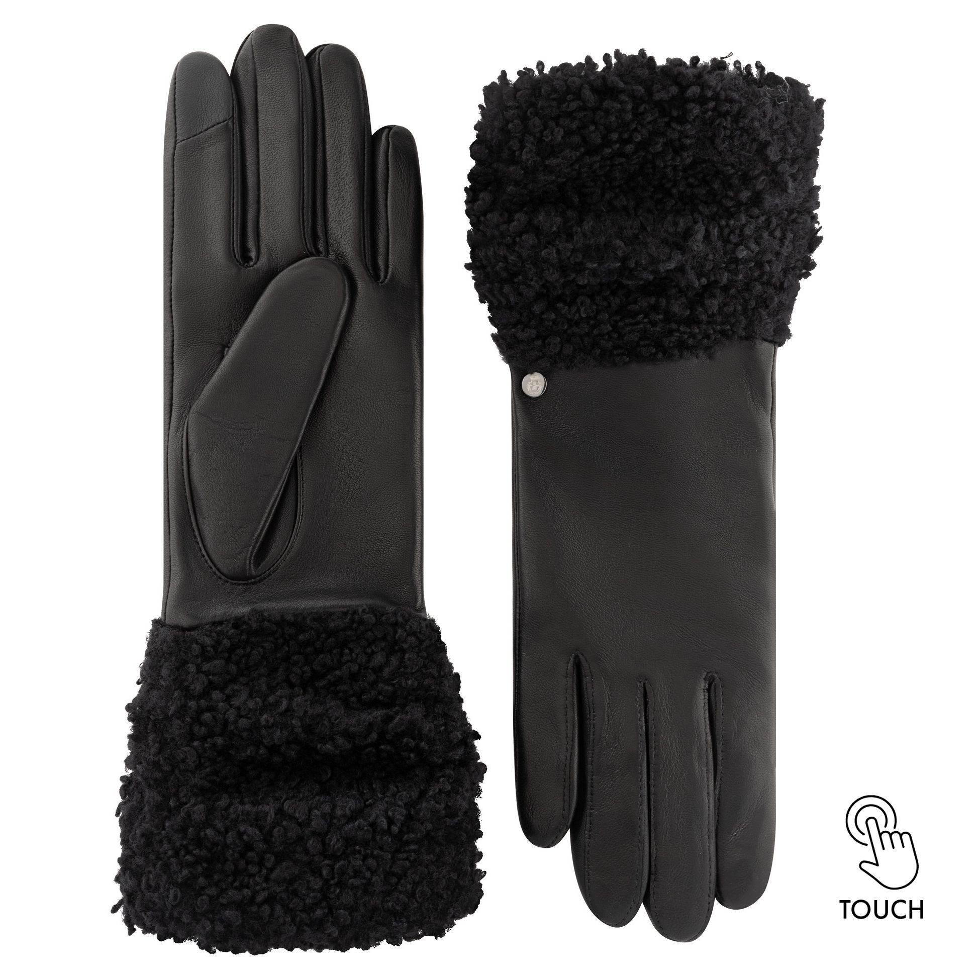 Roeckl Lederhandschuhe Montrose Fingerhandschuhe mit Touch-Funktion