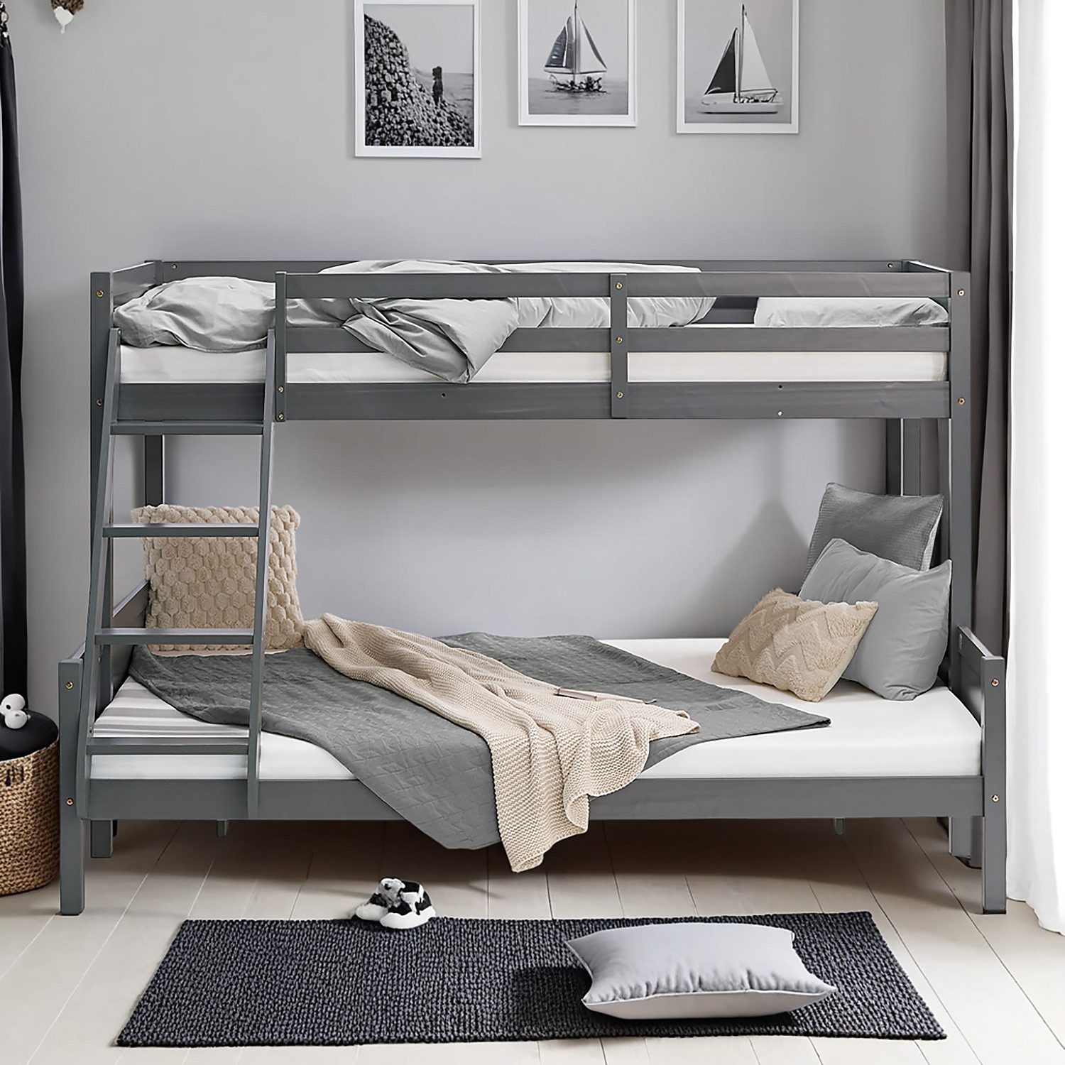 Homestyle4u Etagenbett 90x200 und 140x200 Kinderbett günstig online kaufen