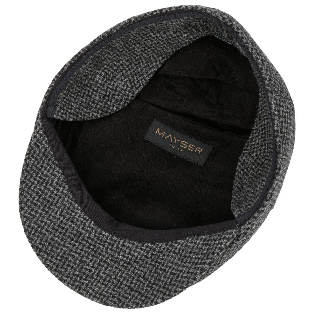 Mayser Flat Cap (1-St) Schirmmütze mit Schirm, Made in the EU