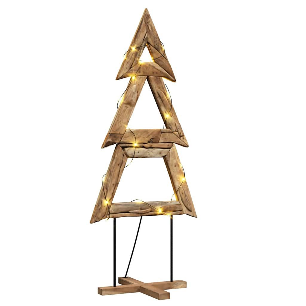 vidaXL Künstlicher Weihnachtsbaum Weihnachtsbaum Braun 181 cm Massivholz