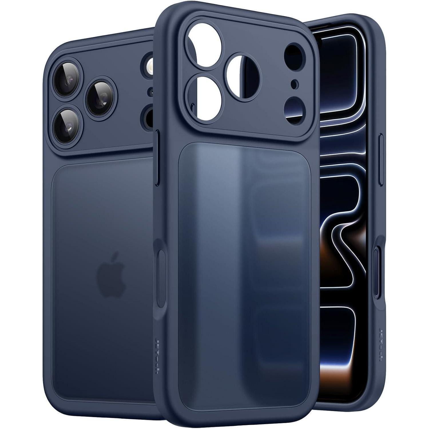 LuxusKollektion Handyhülle Handyhülle iPhone 17 Pro stoßfest Kameraschutz matt Dunkelblau