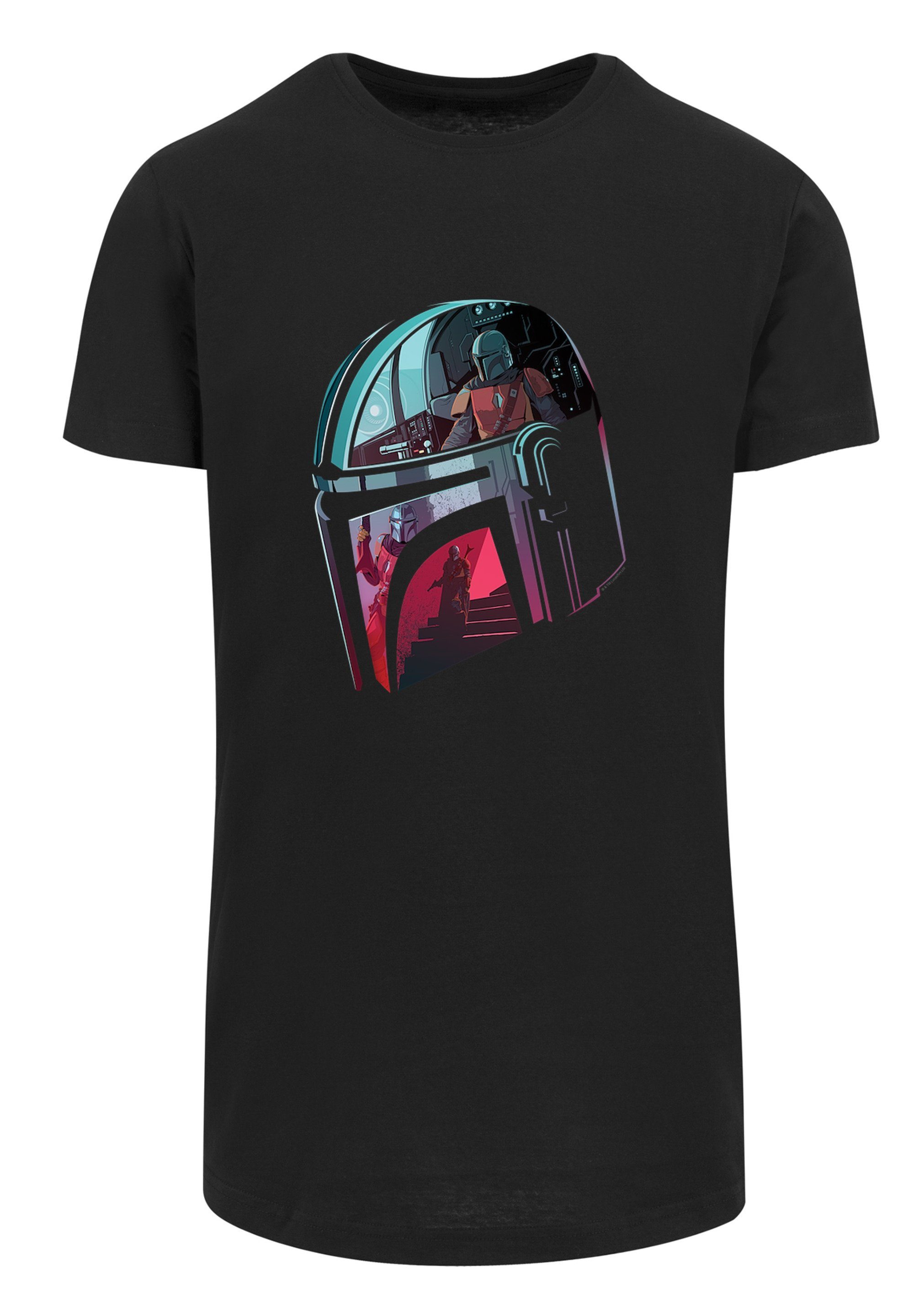 F4NT4STIC T-Shirt Star Wars Reflection Print Helmet Mandalore Mandalorian
