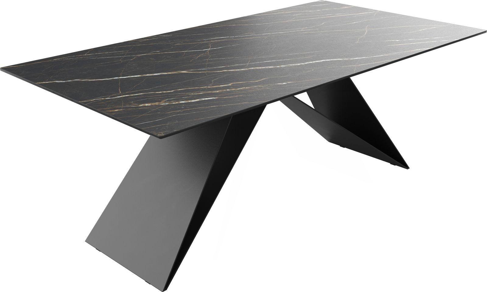 DELIFE Esstisch Edge, Keramik Laminam®Noir Desir günstig online kaufen