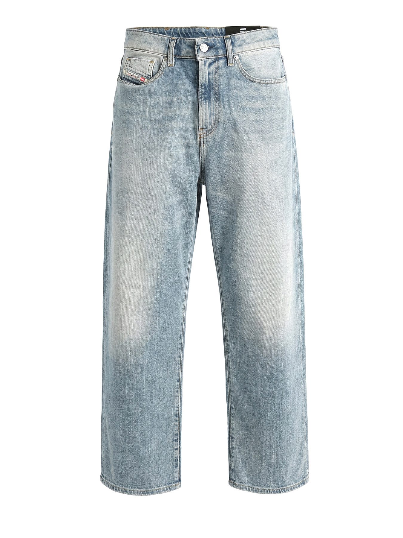 Diesel Loose-fit-Jeans 7/8 Wide Leg Jeans - KRASHEE R08BI - Länge:32 weite, gerade Beinform