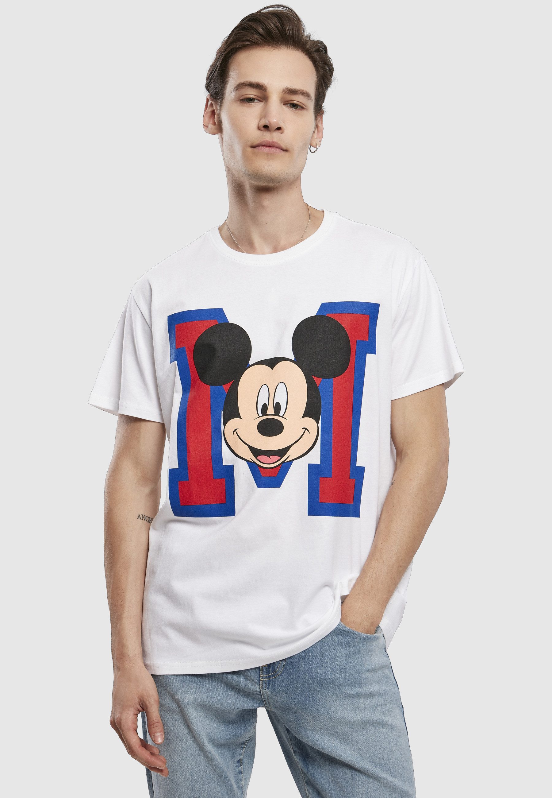Merchcode T-Shirt Merchcode Herren Mickey Mouse M Face (1-tlg)