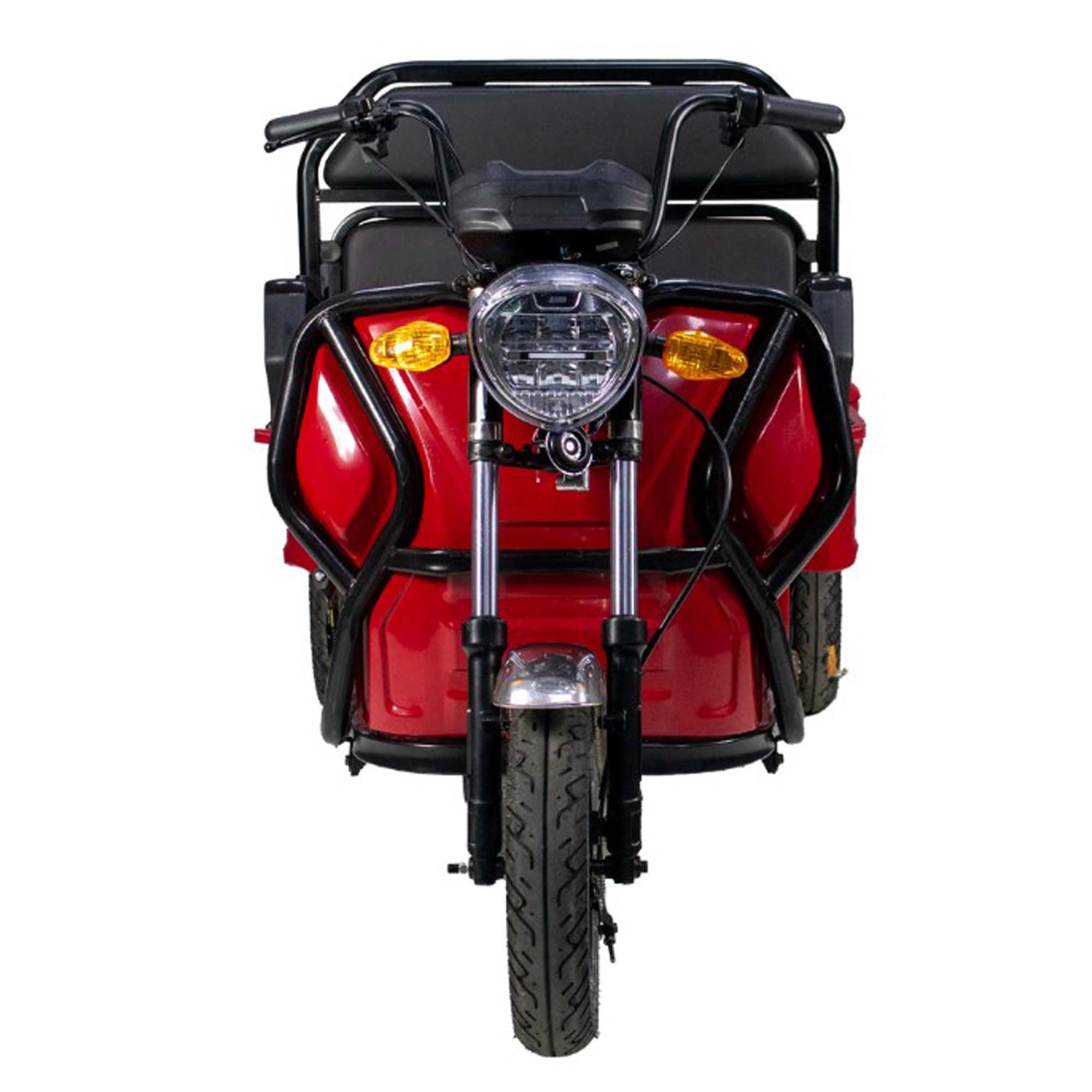 Volta E-Motorroller Volta APT4 Kompakt Lasten-Dreirad Elektro Lastenrad klappbare Pritsche, 1000 W, 25 km/h, Reichweite ca. 40km, Zuladung 215kg, L2e-P mit COC Silber, Rot, Weiß