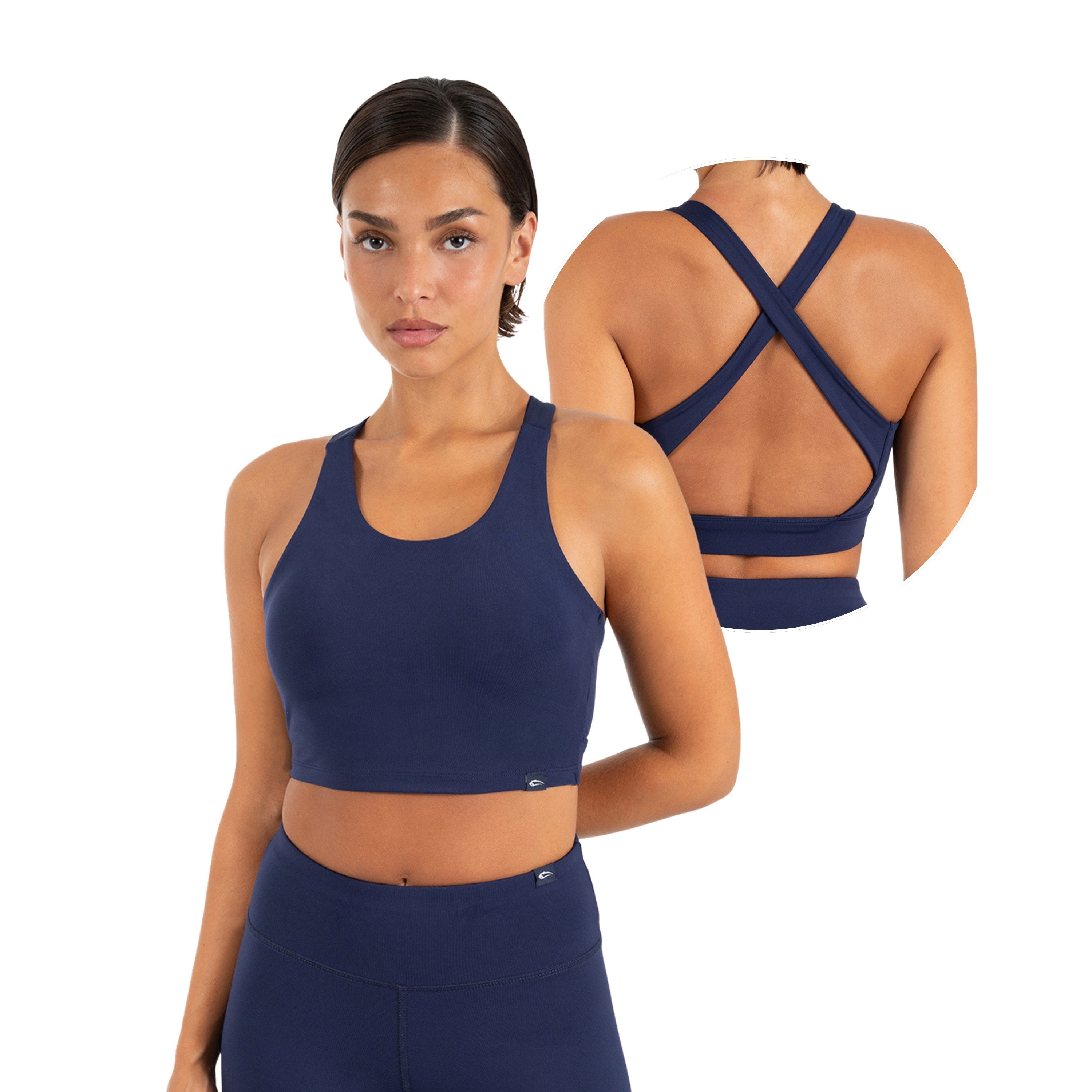Smilodox Sport-BH Sorea Damen, Gym-BH, Shaped Fit, Medium Support, für Fitness & Yoga Stretch, Shaping, Rundhals, Bewegungsfreiheit, elastisch