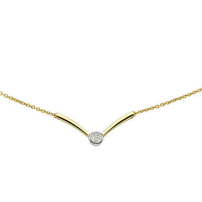 Diamonds by Ellen K. Collierkettchen 375 Gold Brillant 0,03ct.