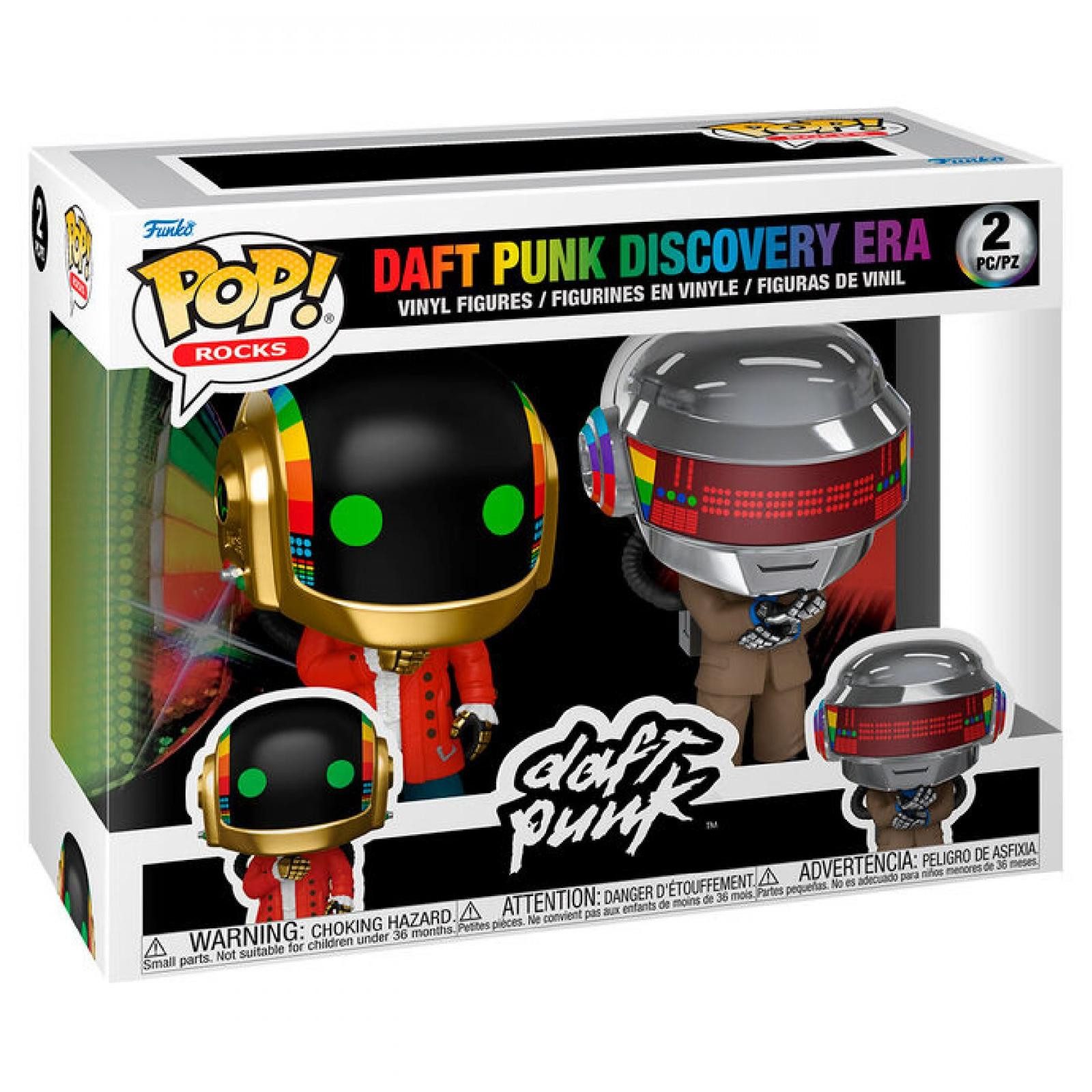 Funko Sammelfigur POP pack 2 figures Daft Punk Discovery Era