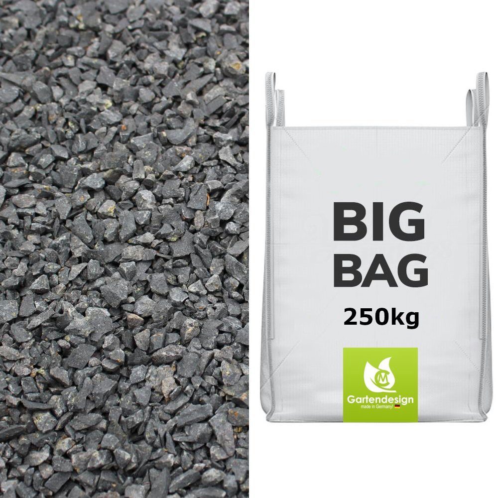 CM-Gartendesign Stein Basalt Splitt, (2/5mm, anthrazit), 250kg