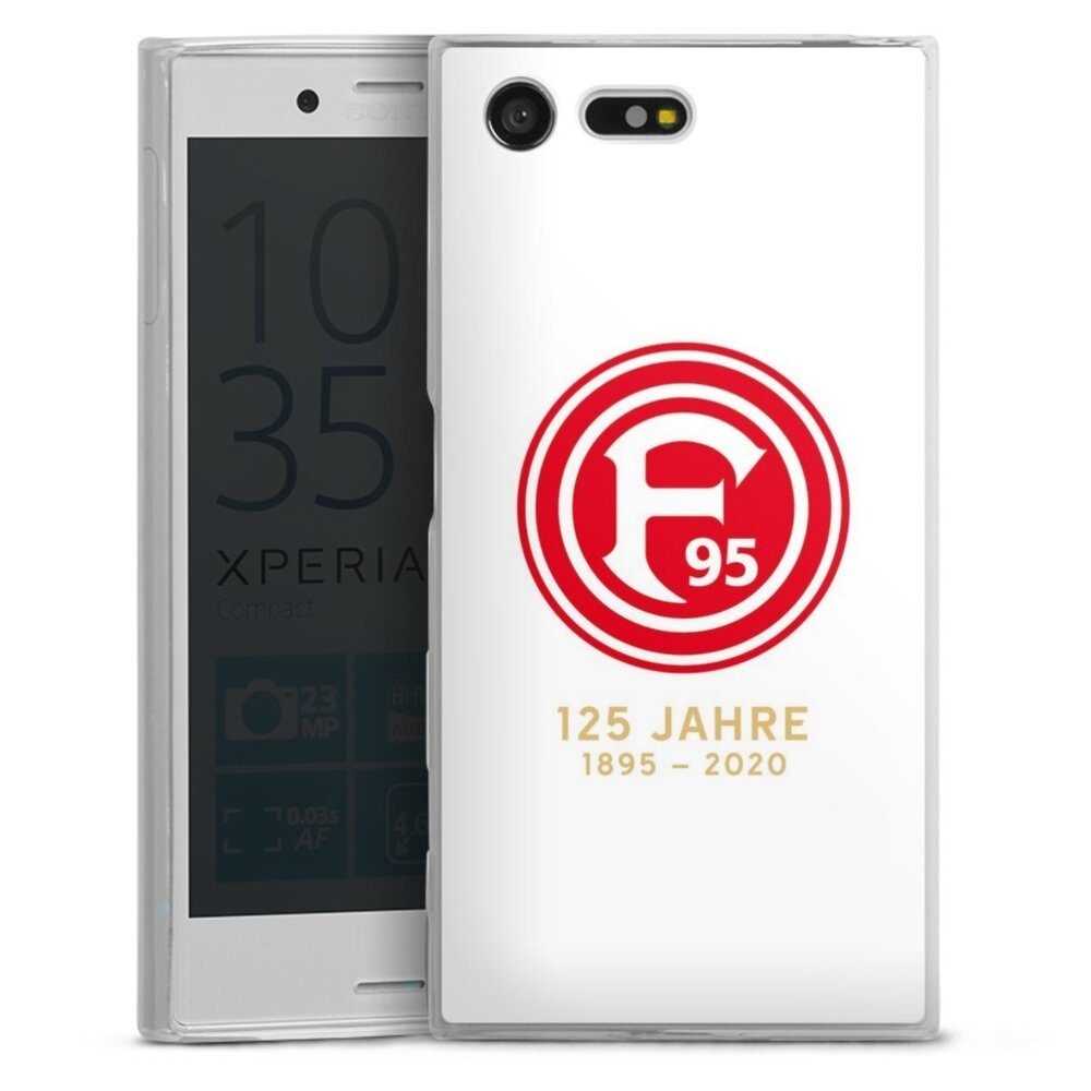 DeinDesign Handyhülle Logo 125 Jahre Fortuna Weiß, Sony Xperia X Compact Slim Case Silikon Hülle Ultra Dünn Schutzhülle