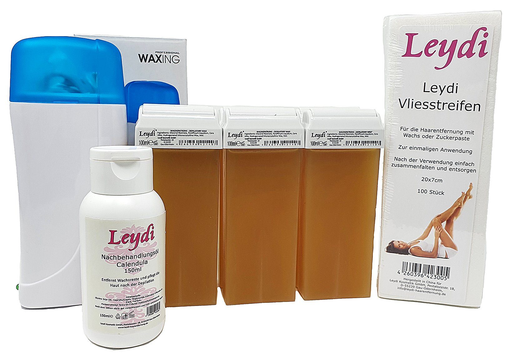 Warmwachspatronenset Prive Leydi Leydi Enthaarungswachs Honig