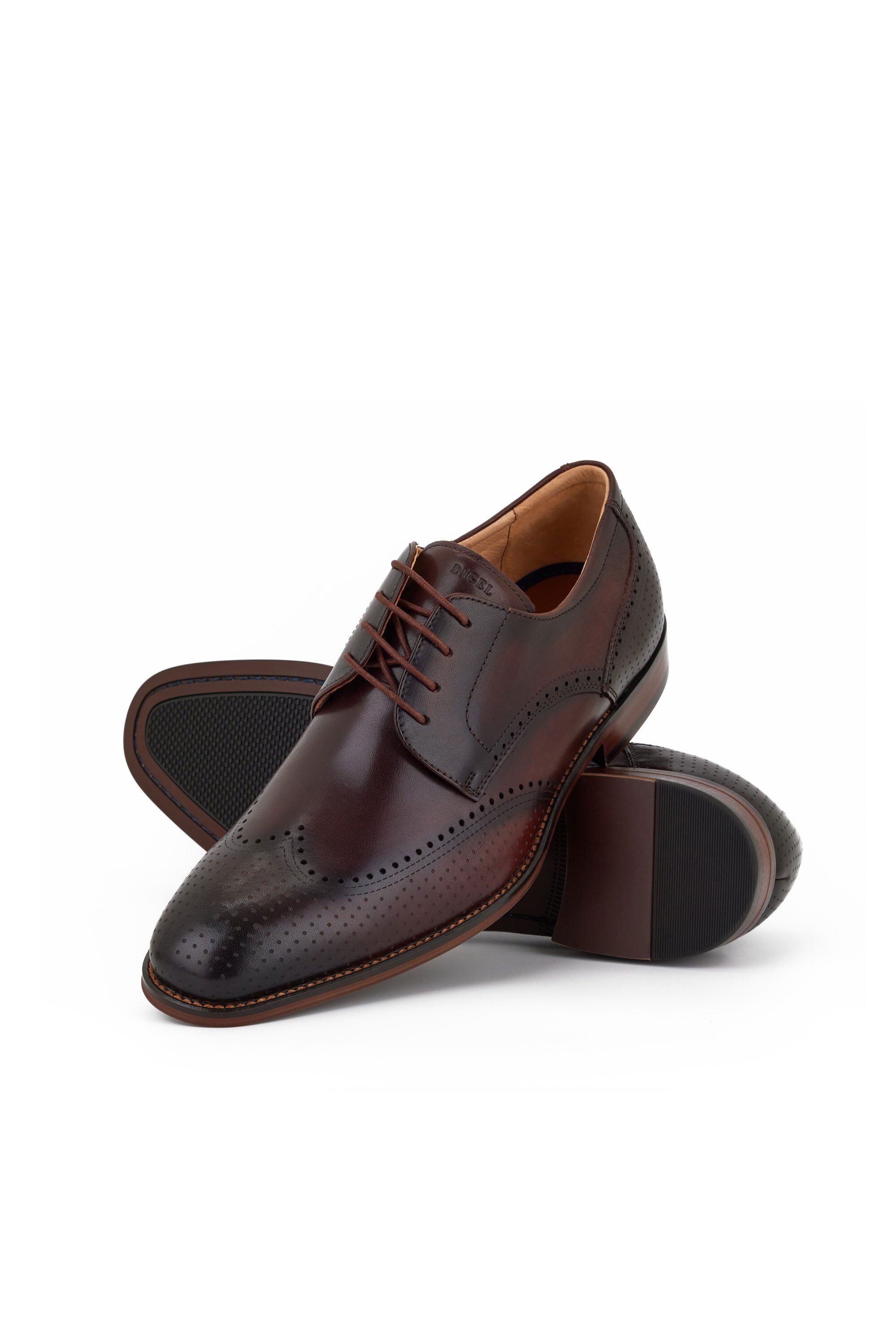 Digel Selleng Schnürschuh Lochmusterung