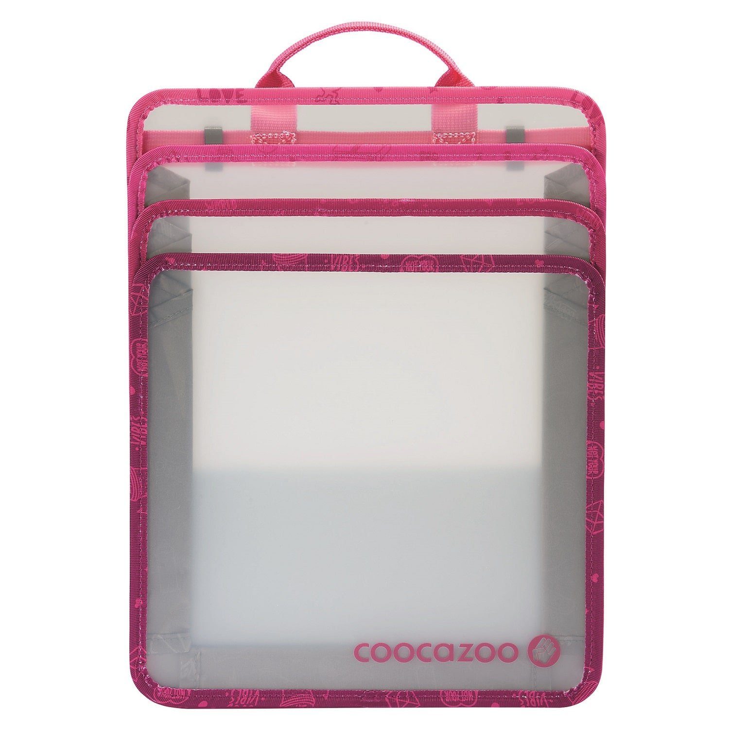 coocazoo Schulranzen Faltbare Heftbox Berry (1 Stück), Bücherbox DIN A4