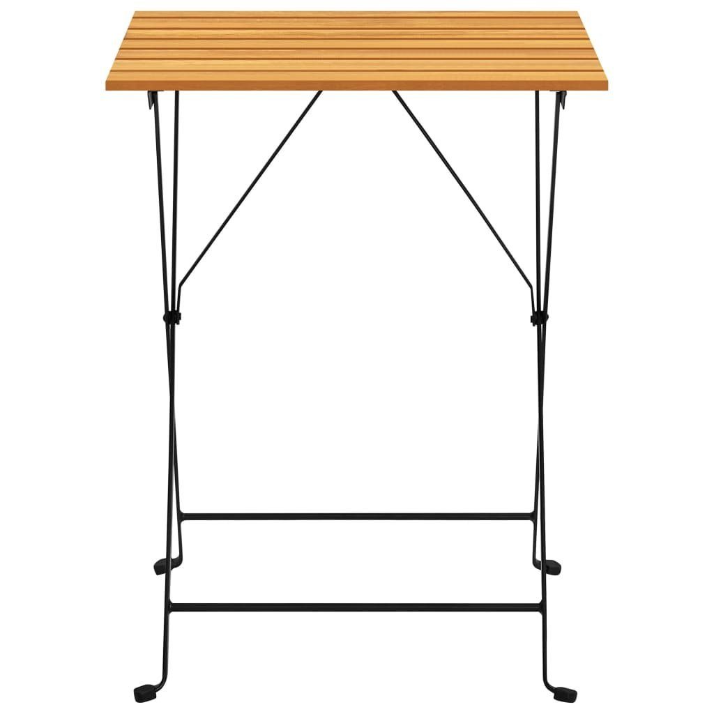 vidaXL Gartentisch Bistrotisch 55x54x71 cm Massivholz (1-St)