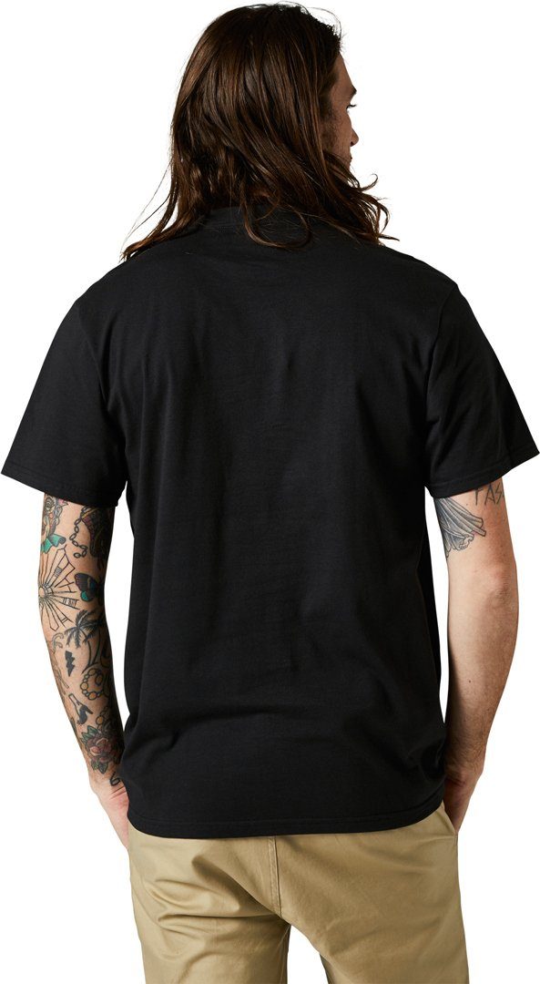 Pinnacle Black/White Premium Fox T-Shirt Kurzarmshirt