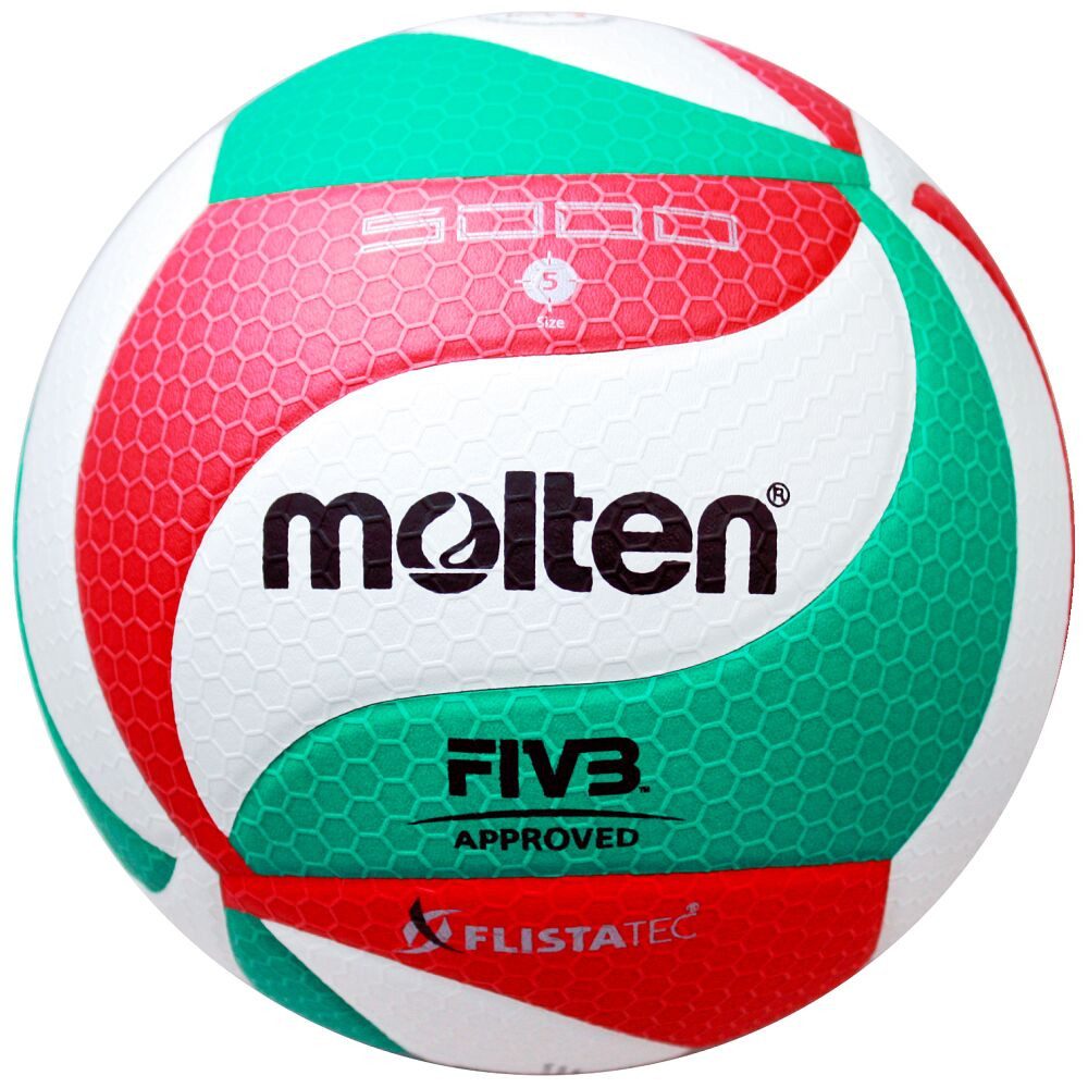 Molten Volleyball Volleyball V5M5000, Wabenstruktur für erhöhte Griffigkeit und präzises Zuspiel