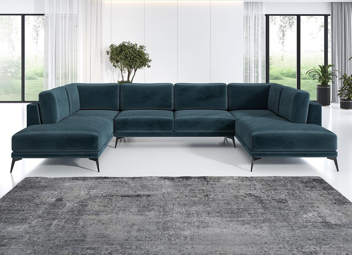 A&J MöbelLand GmbH Ecksofa Zorano UL MAX Azur 12