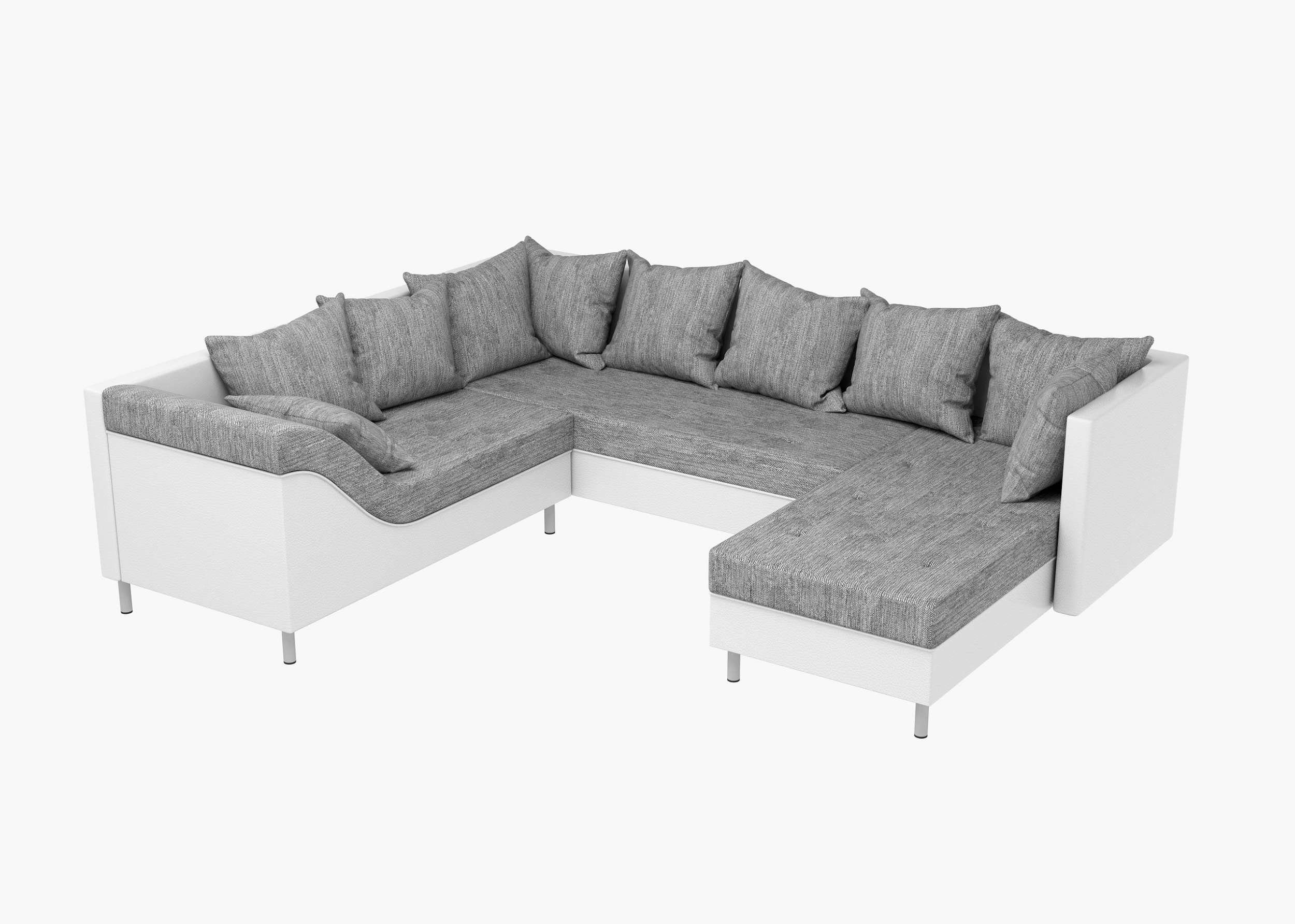 Design, Sofa, links Raum in im rechts mane U-Form, made Modern Europa frei bestellbar, stellbar, oder Lotos, Stylefy Wohnlandschaft