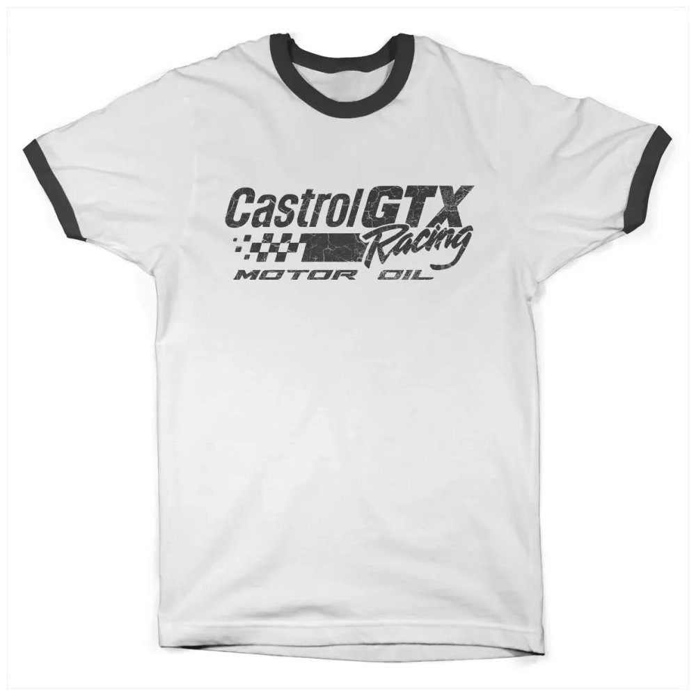 Castrol T-Shirt Gtx Auto Racing Ringer Tee
