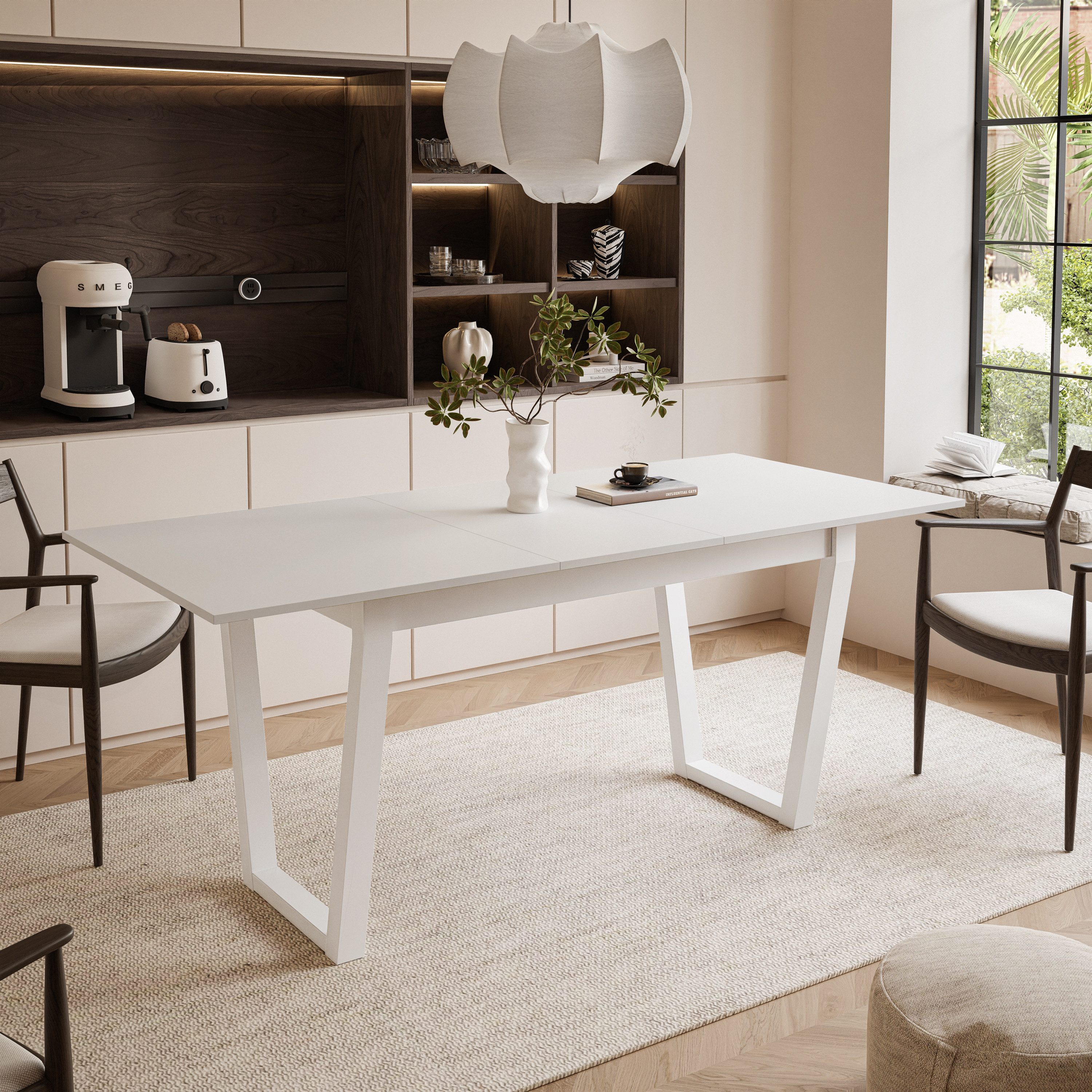Lookway Esstisch ARTON II ausziehbarer Tisch 140 cm, Breite: 140-195