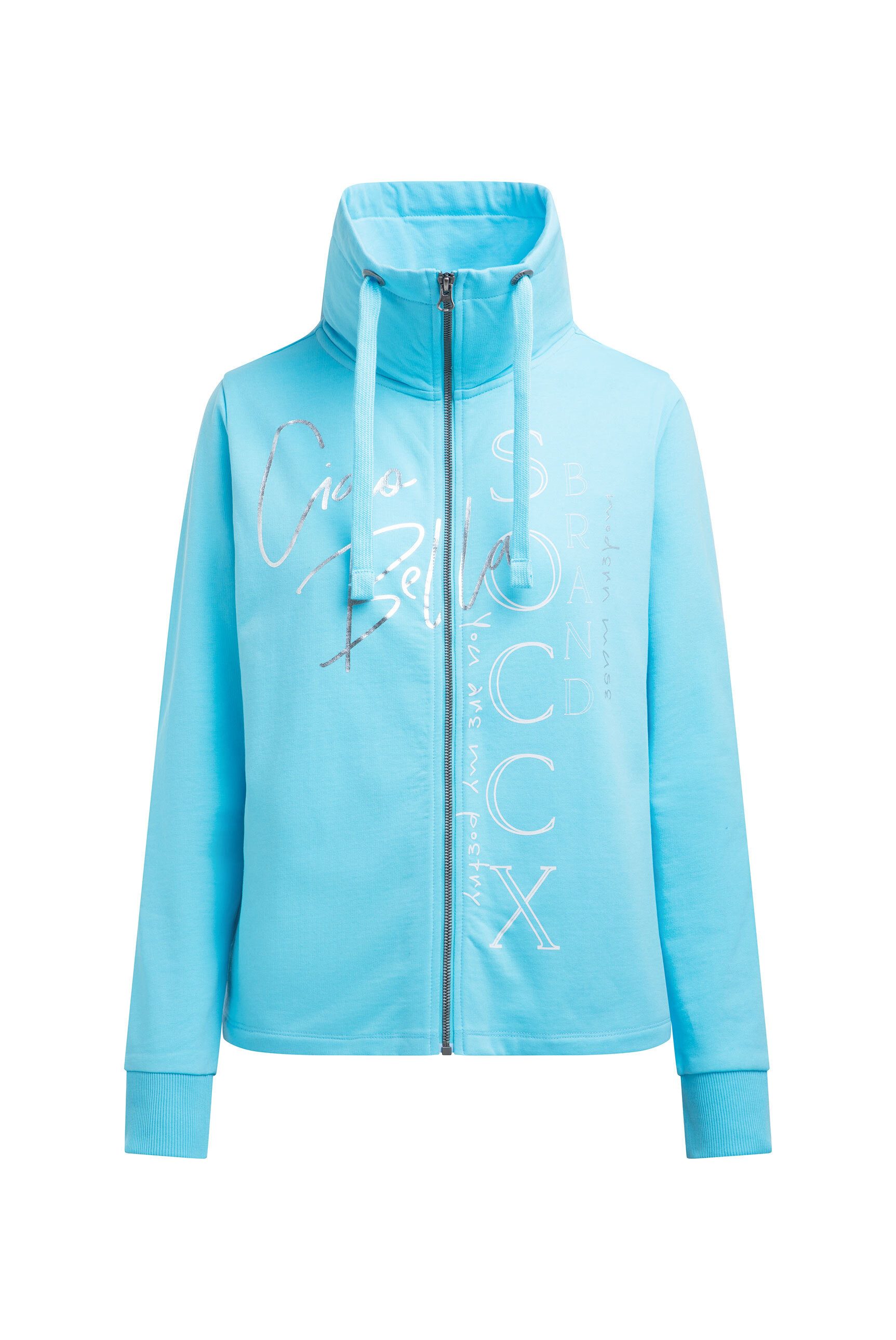 SOCCX Sweatjacke mit Stehkragen