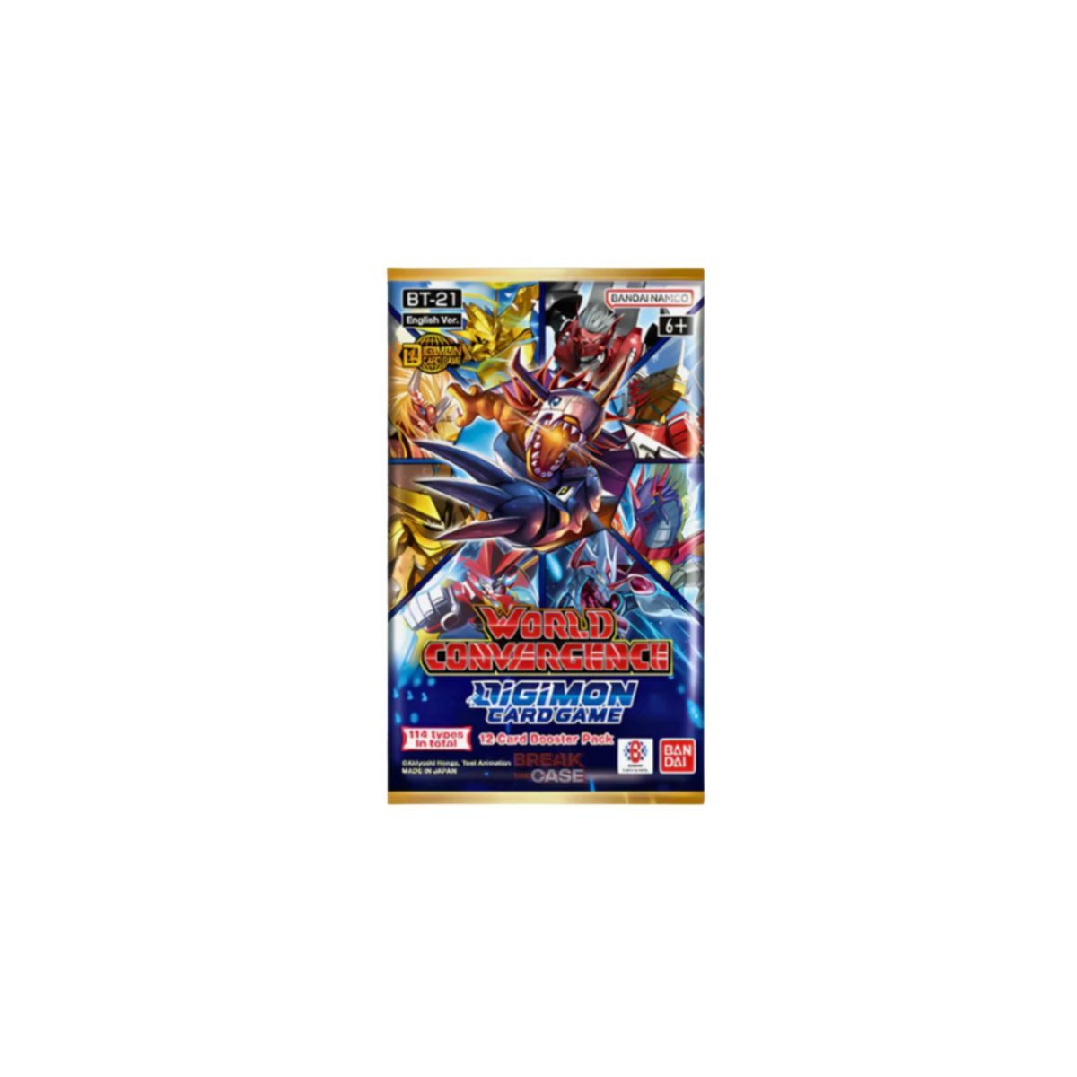 Sammelkarte Card Game World Convergence BT21 Booster Englisch