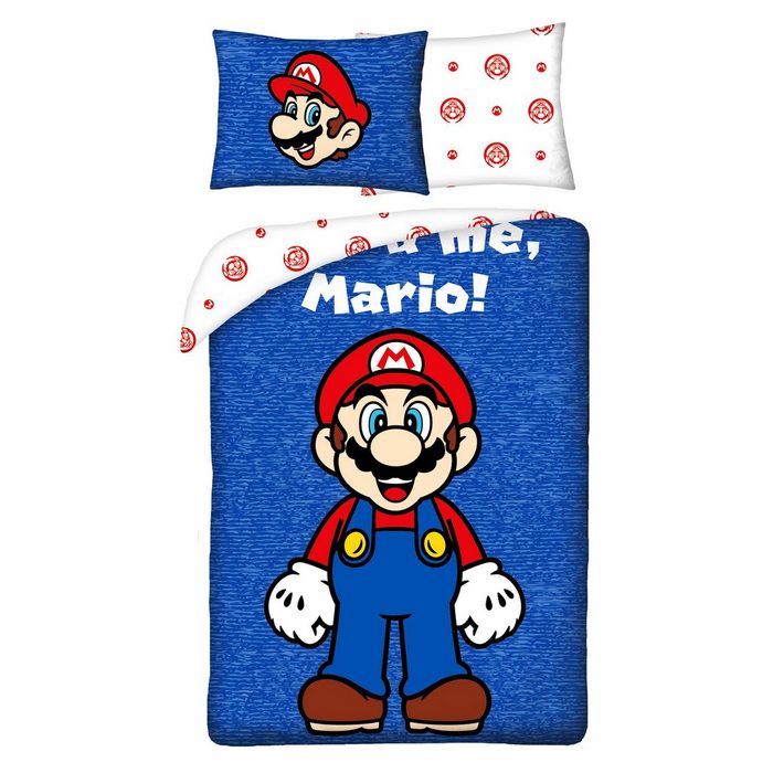 Bettwäsche Super Mario Kinderbettwäsche 140 x 200 cm Super Mario