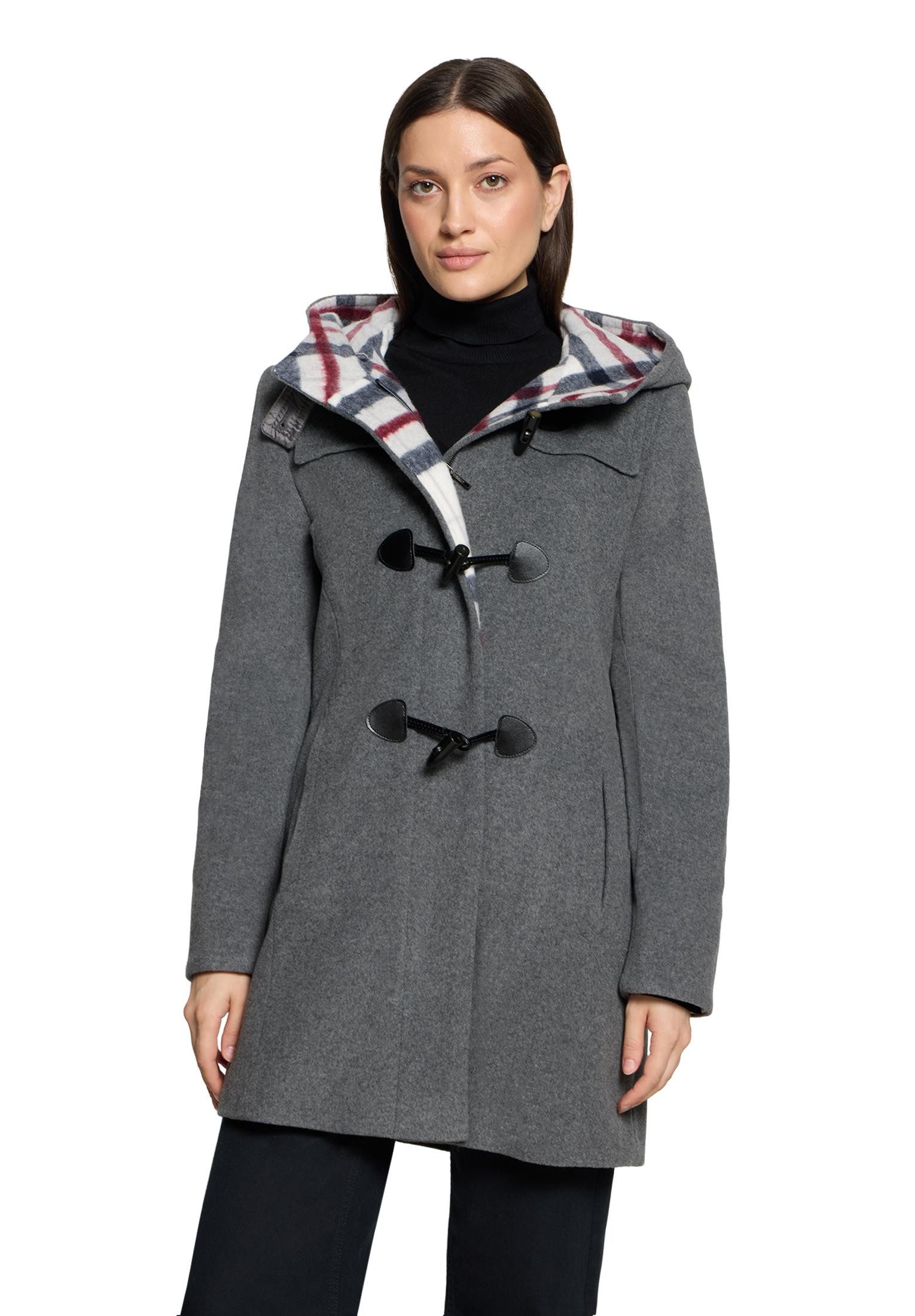 Gil Bret Dufflecoat Dufflecoat mit Kapuze und Wolle/Kaschmir