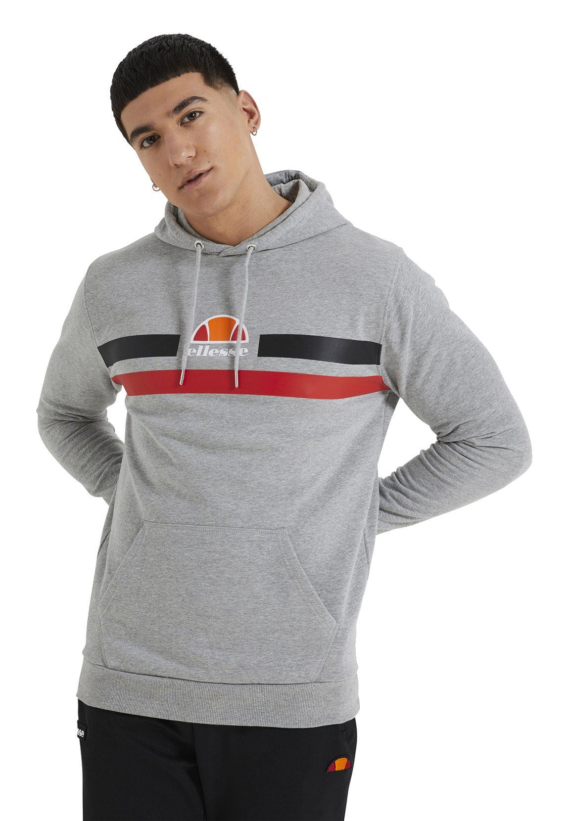 Ellesse Hoodie Ellesse Herren Hoody ALRONI OH HOODY Grey Marl Grau