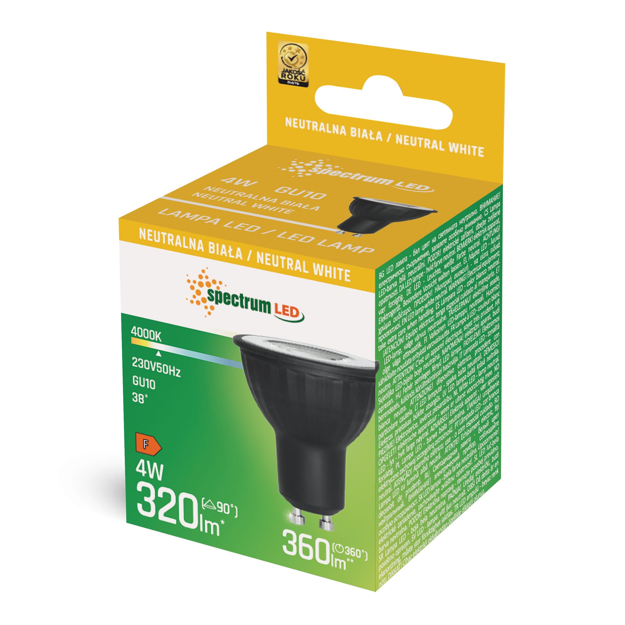 SpectrumLED LED-Leuchtmittel LED GU10 4W = günstig online kaufen