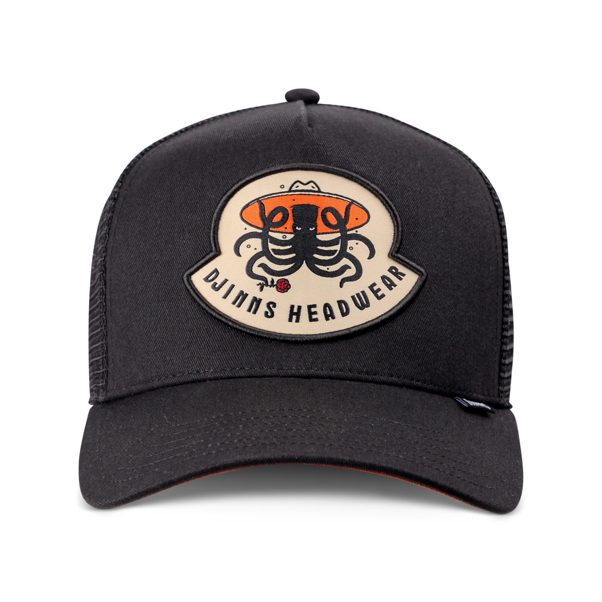 Djinns Trucker Cap Djinns HFT Trucker Cap Rose Kraken (Basecap, Basecap, Meshcap, Trucker Kappe) farblich abgesetzte Schirmunterseite