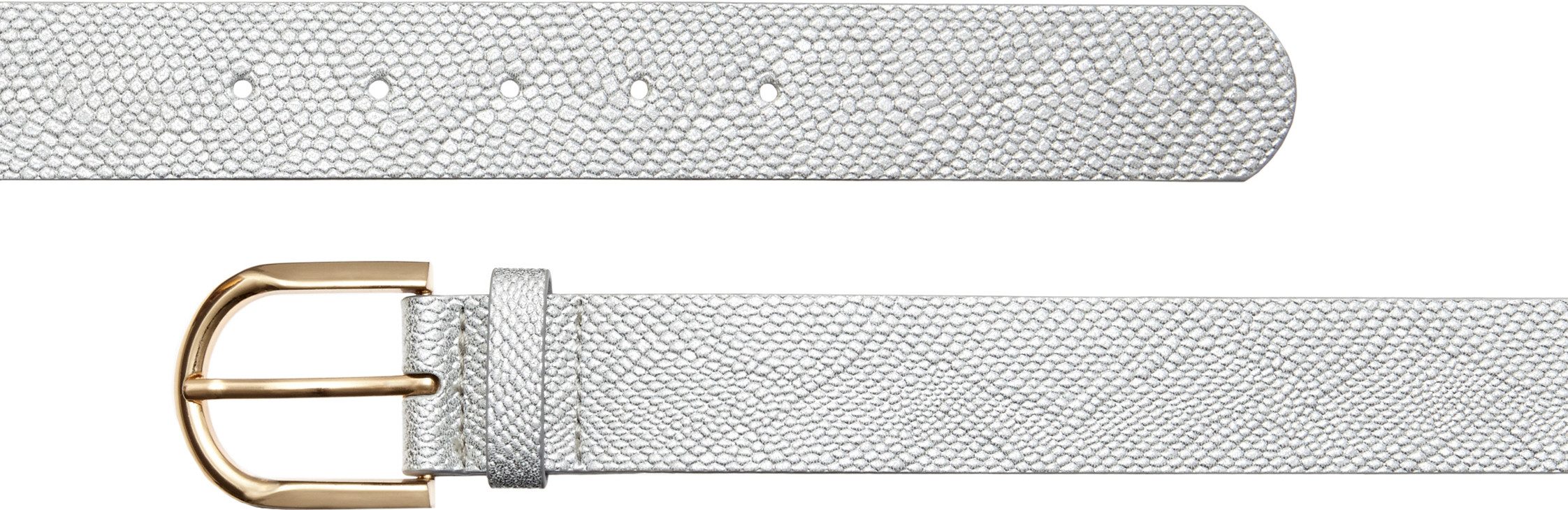 LASCANA Hüftgürtel Hosengürtel im Metallic-Look, Gürtel, Jeansgürtel günstig online kaufen