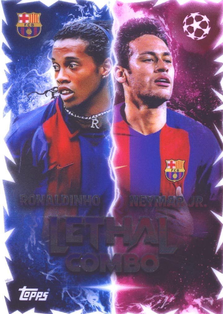 Topps Sammelkarte LC-RN - Ronaldinho / Neymar Jr - Lethal Combo - 2025/2026