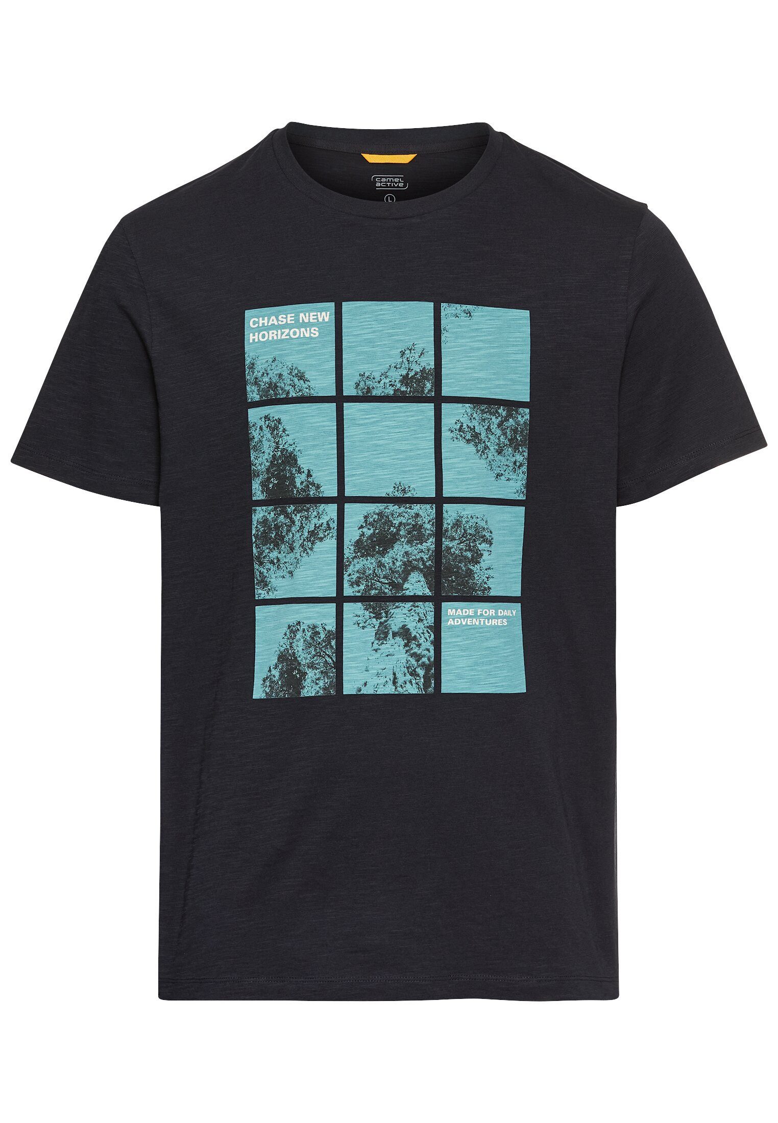 camel active T-Shirt mit Front-Print günstig online kaufen