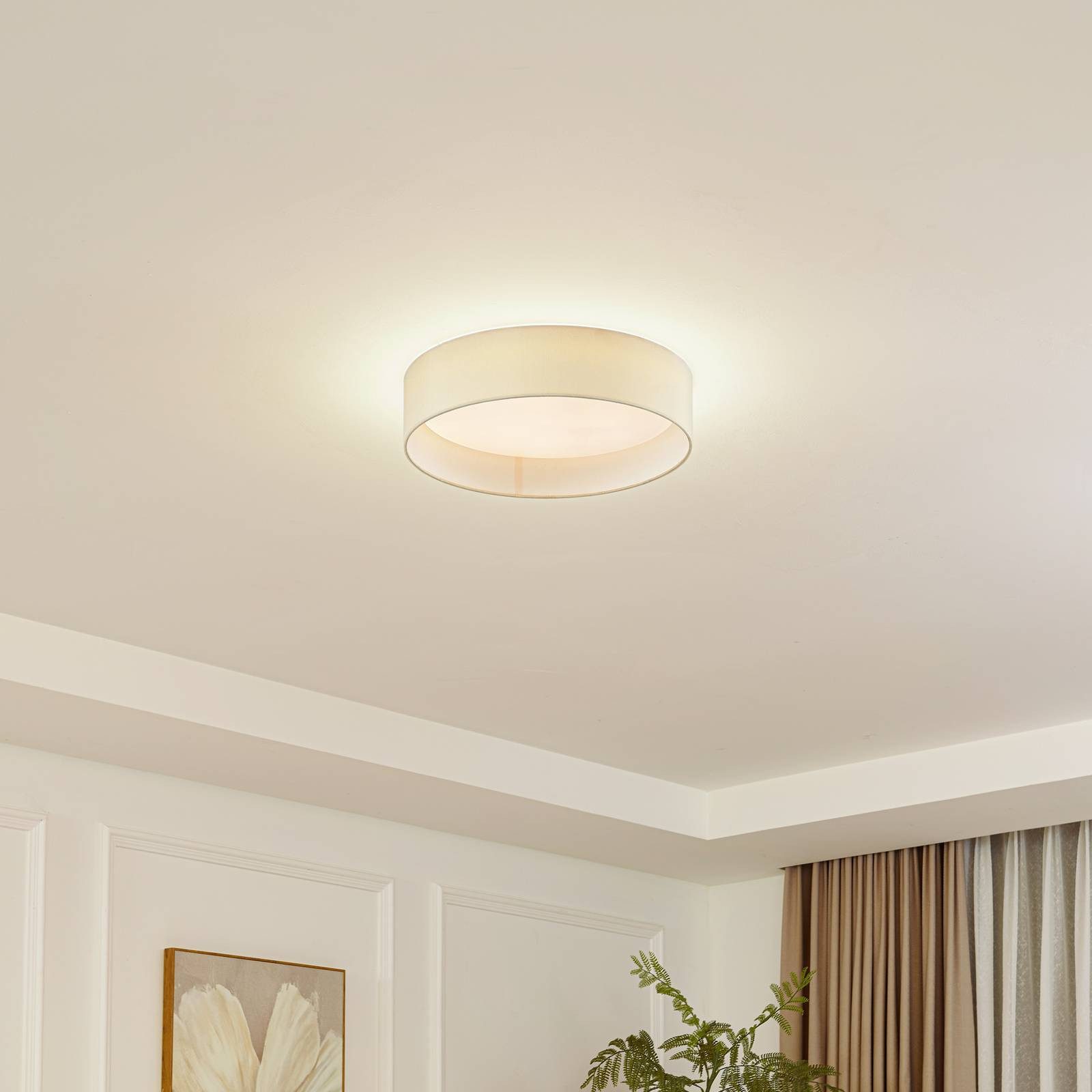Lindby Deckenleuchten Eilif, LED 24 W gesamt, Farbwechsel warmweiß / tageslicht