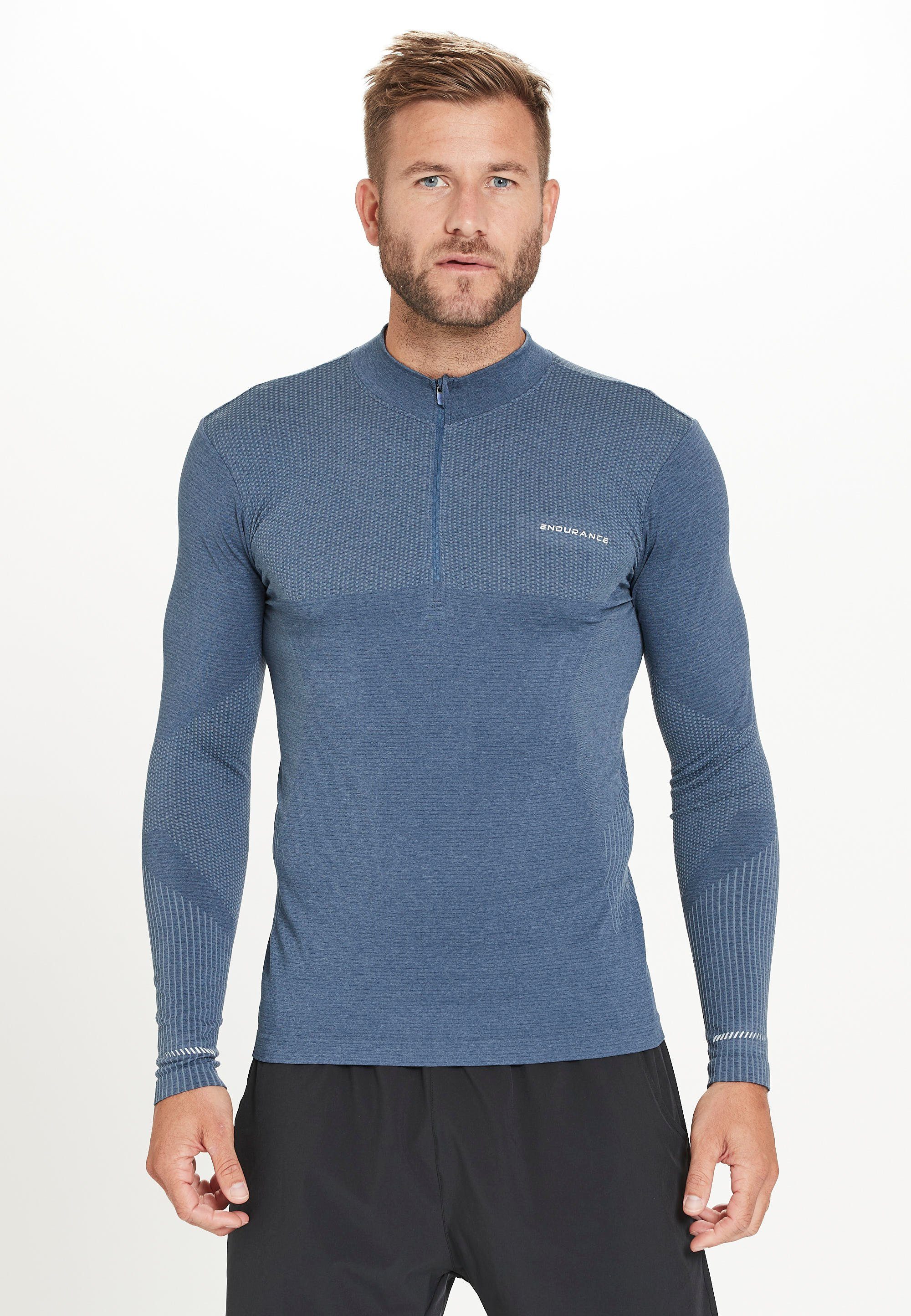 ENDURANCE Funktionsshirt Jaro (1-tlg) mit Bewegungsfreiheit maximaler blau-blau