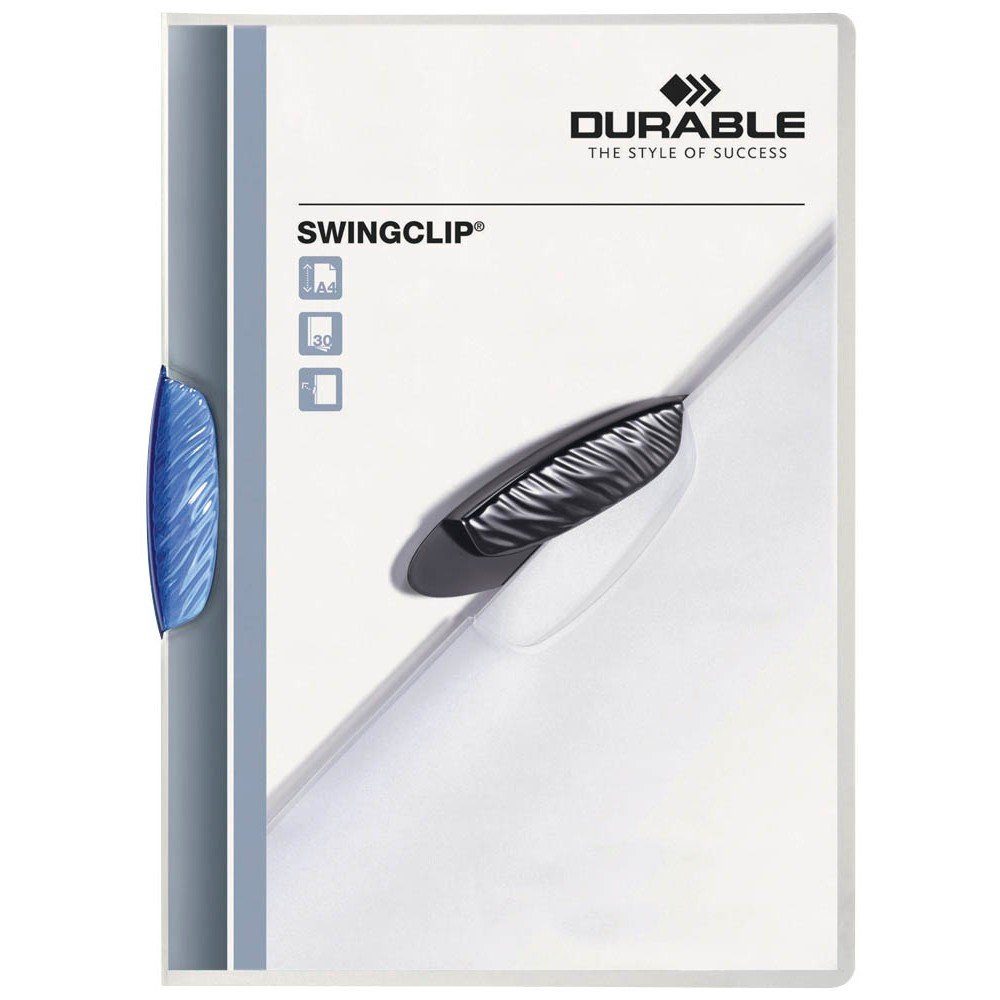 DURABLE Hefter DURABLE 2260 Klemmmappe SWINGCLIP® A4 blau - 25er Pack