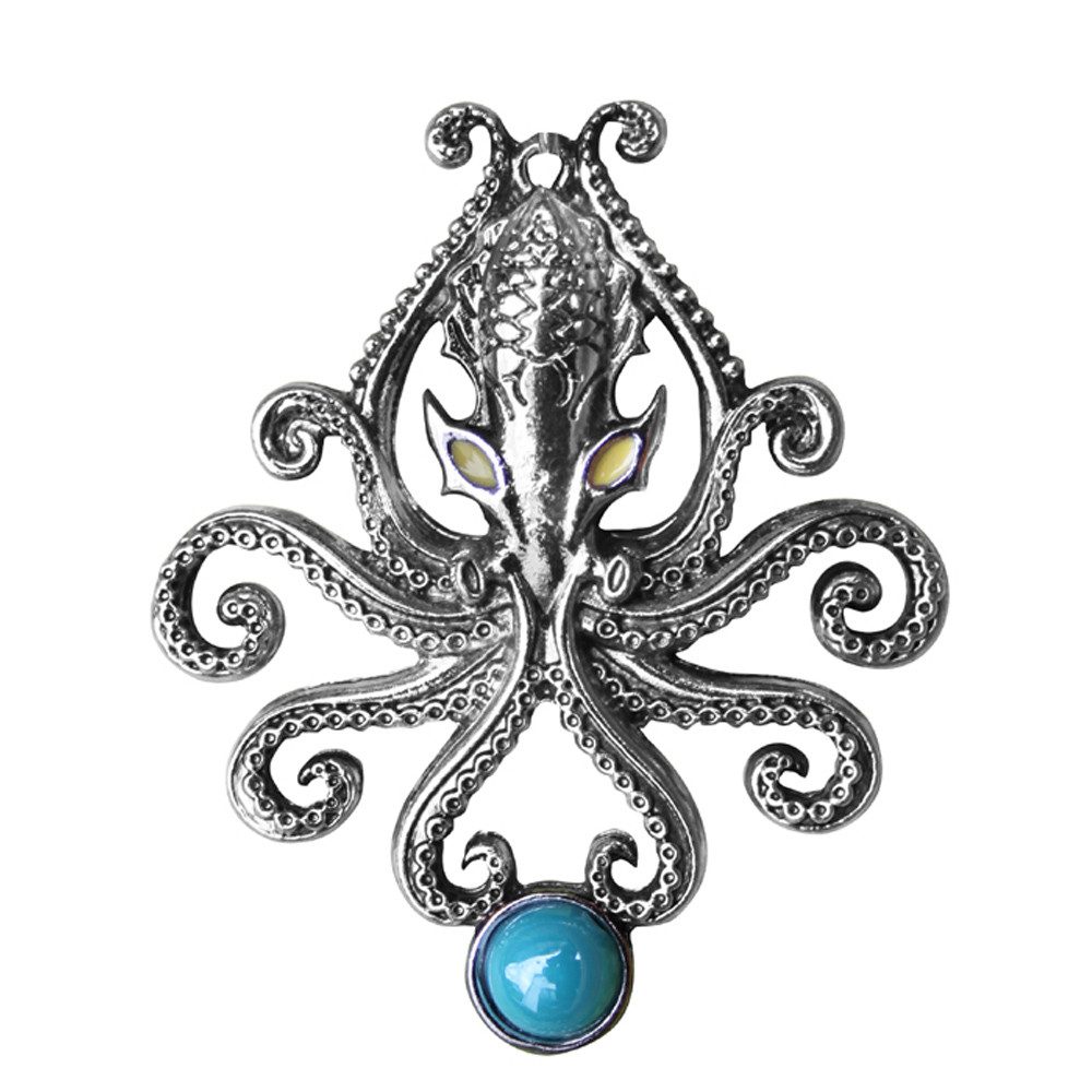 HOPLO Kettenanhänger Der Kraken Anhänger Briar mystischer Schmuck Fabelwesen mit Kette Schm