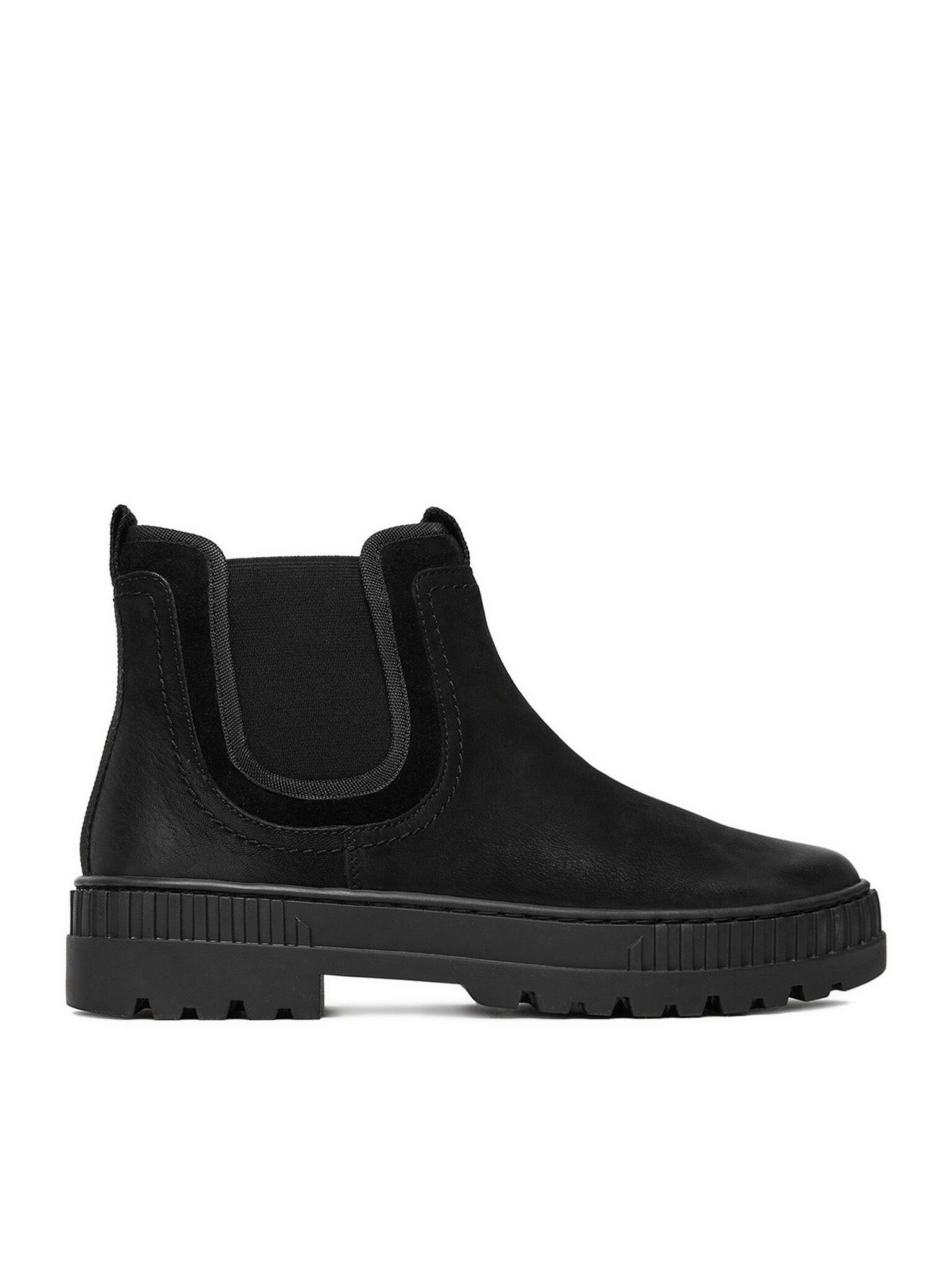 LASOCKI Lasocki Damenschuhe Schwarz CEO-WI23-N-PUSZAN-01 Chelseaboots