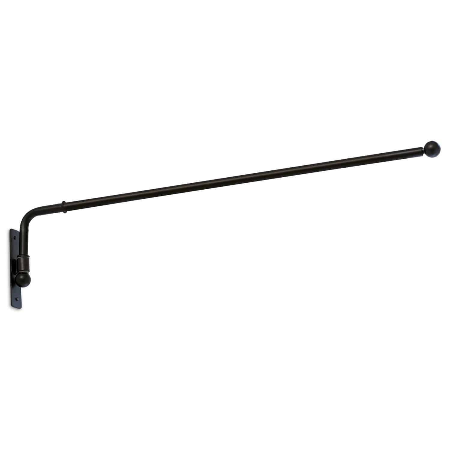 Mirabeau Gardinenstange Gardinenstange Epping schwarz, Ø 15 mm, Eisen