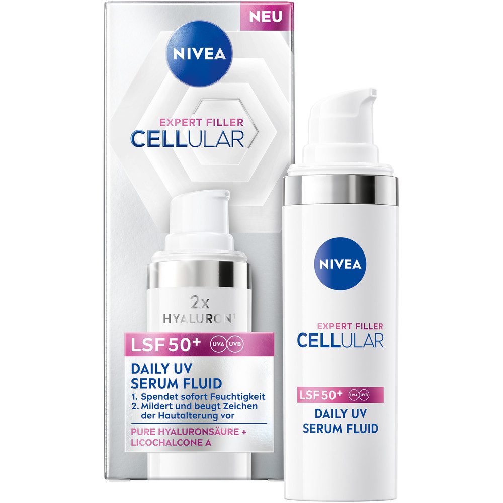 Nivea Pflege-Set TAGESPFLEGE + INTENSIV SERUM, 2-tlg., Gegen Pigment- und Altersflecken, auch für sensible Haut.